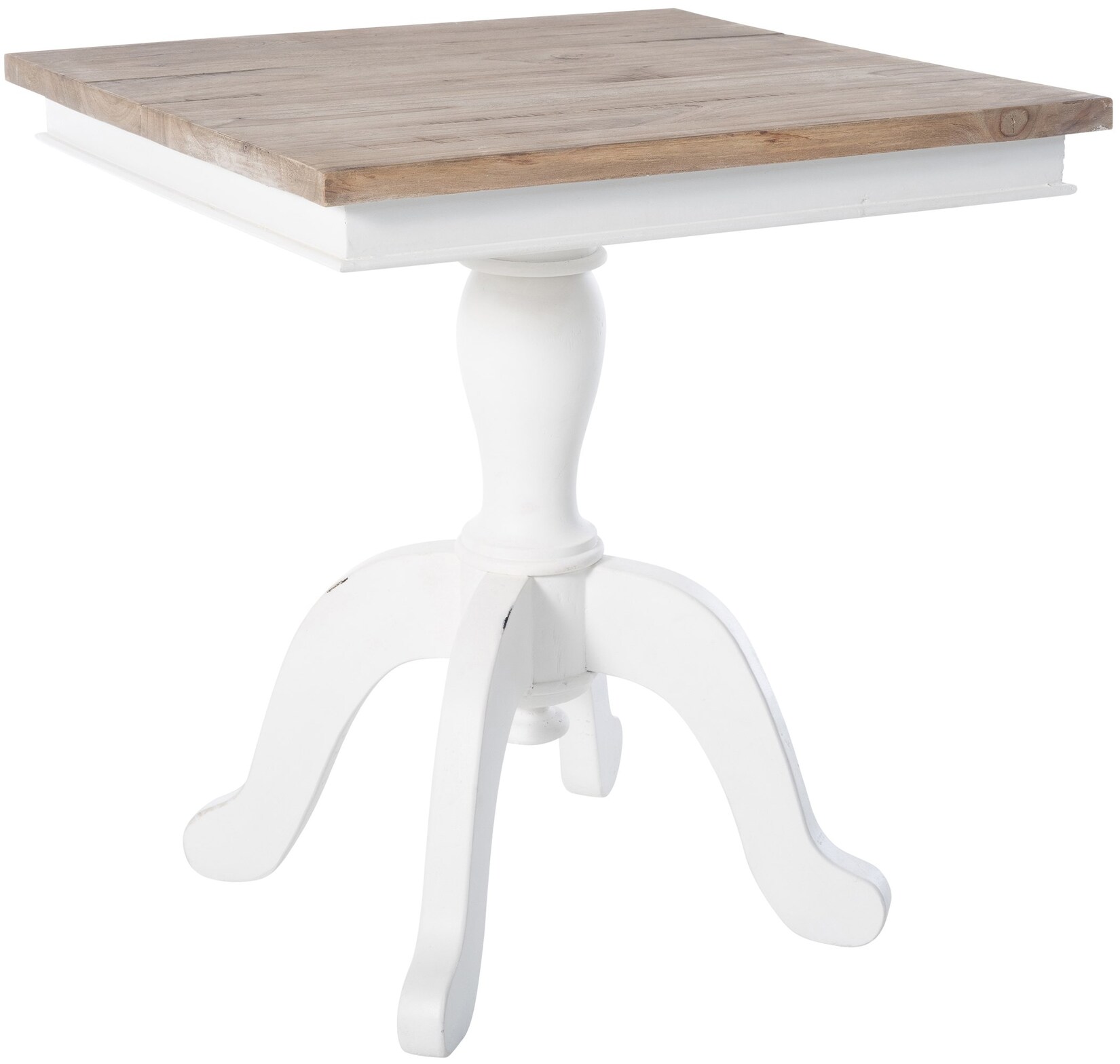 CLP Beistelltisch Goa I Couchtisch Mit Massivholzplatte I Holztisch Für Wohnzimmer Und Sofatisch In Shabby Chic Design | 04251756487461