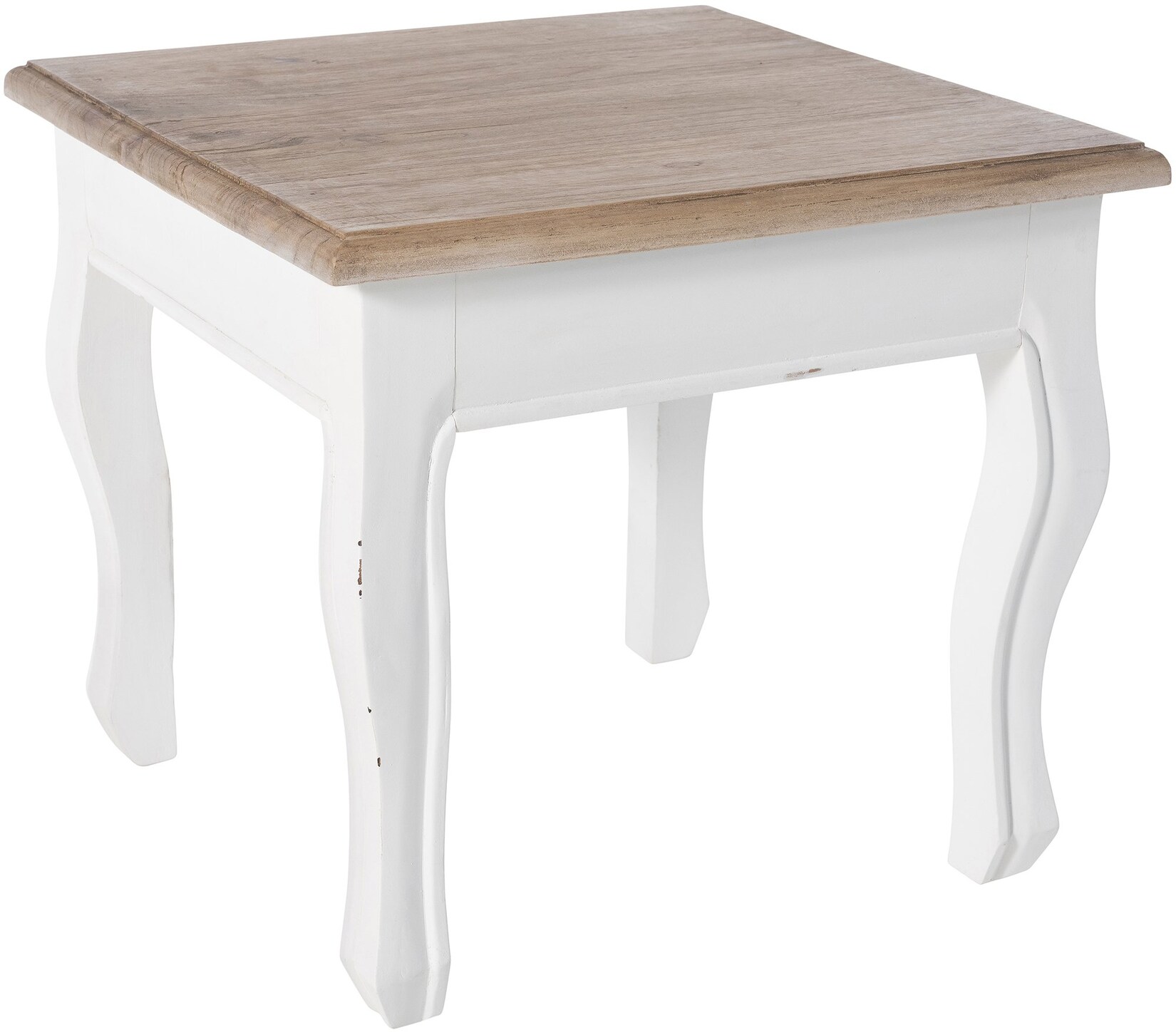 CLP Beistelltisch Alma I Sofatisch Mit Massiv Holz Platte I Tisch Für Flur Und Wohnzimmer I Anrichte In Shabby Chic | 04251756487492