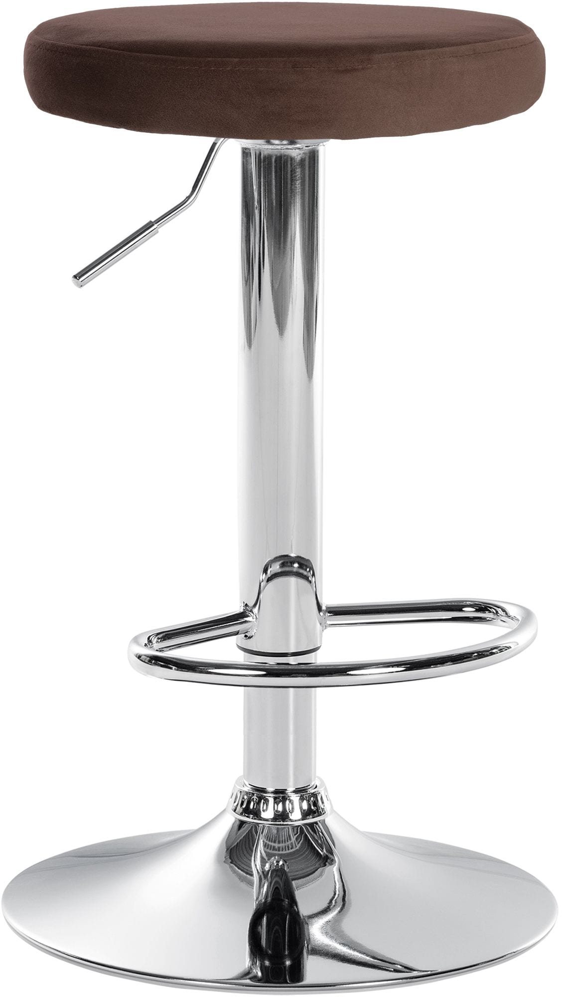 CLP Barhocker Ponte Samt-Bezug I H&ouml;henverstellbarer Stuhl - Bild 1