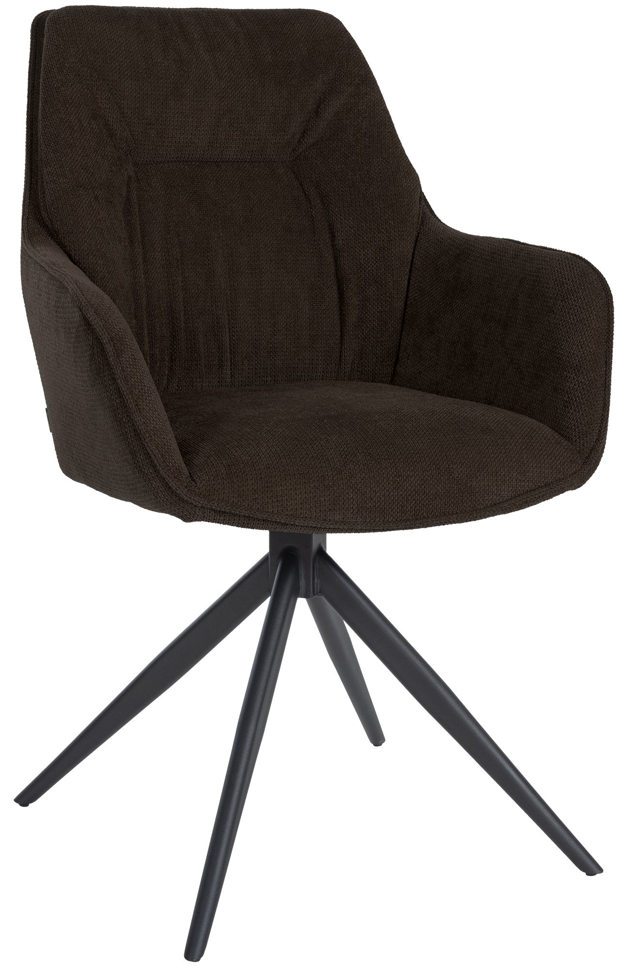 CLP Esszimmerstuhl Jules I Schwenkbarer Polster-Stuhl Mit Stoff-Bezug - Bild 1