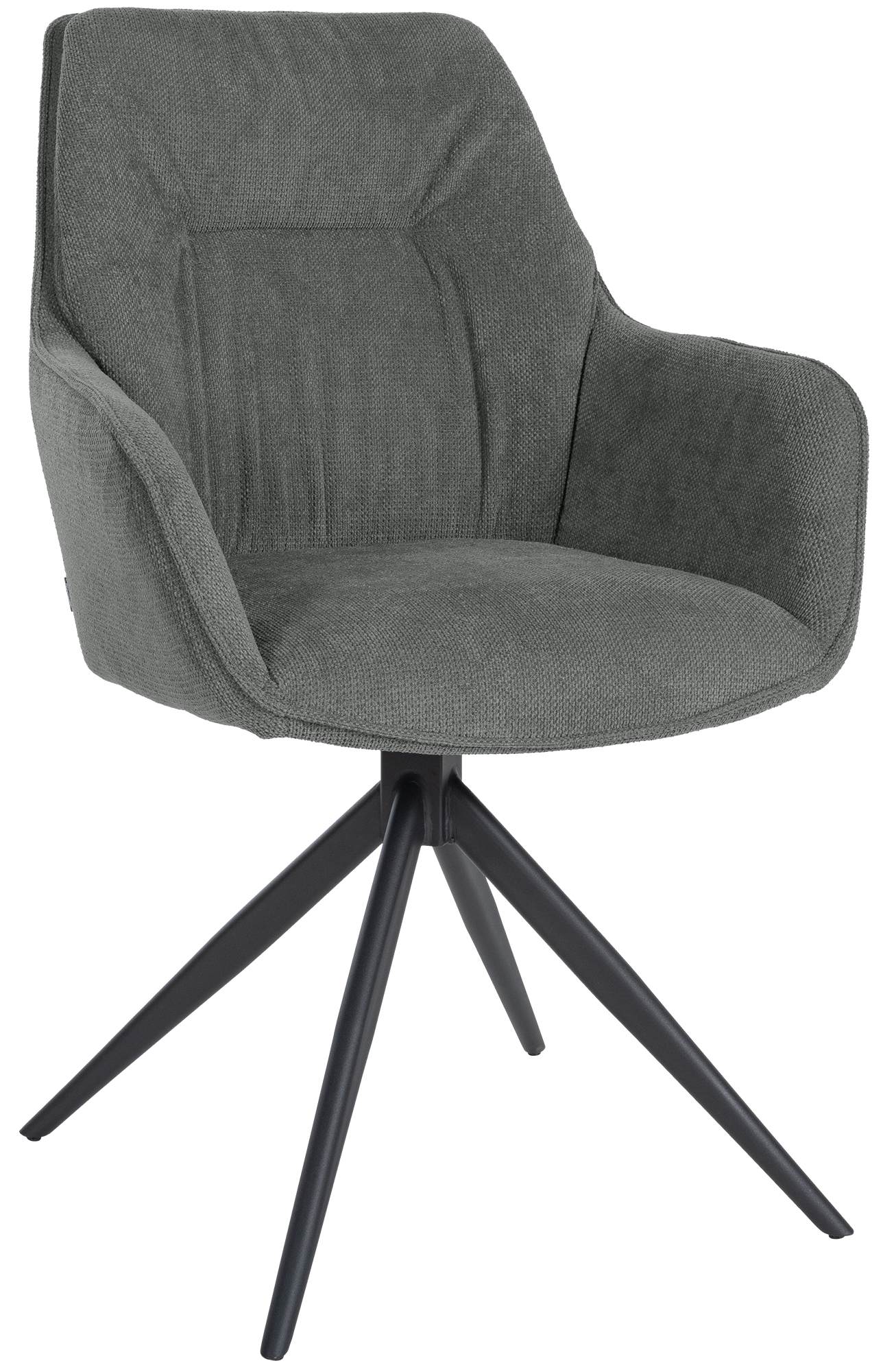 CLP Esszimmerstuhl Jules I Schwenkbarer Polster-Stuhl Mit Stoff-Bezug - Bild 1