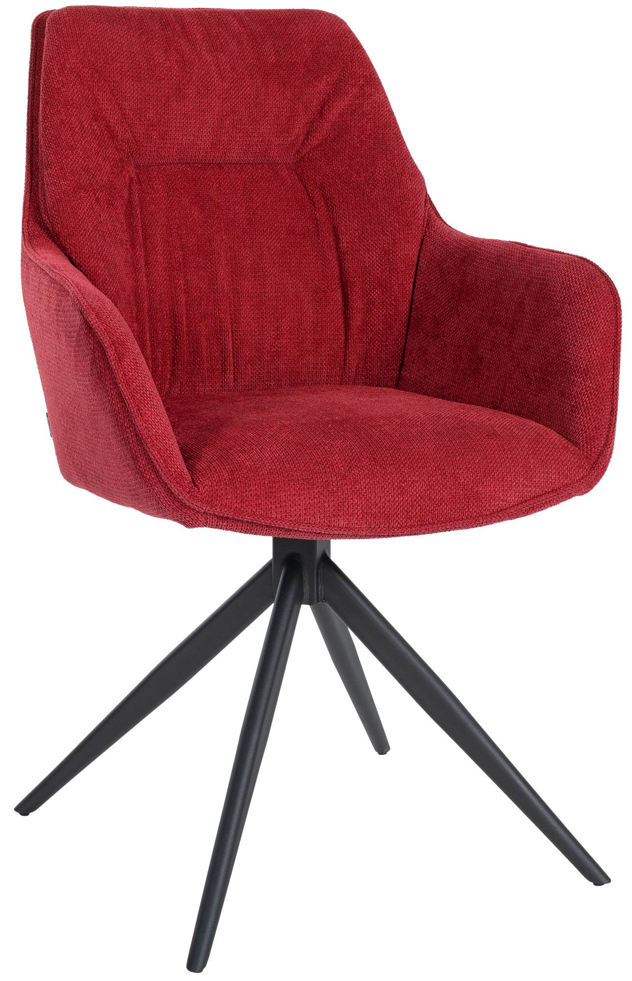 CLP Esszimmerstuhl Jules Stoff Farbe:rot - Bild 1