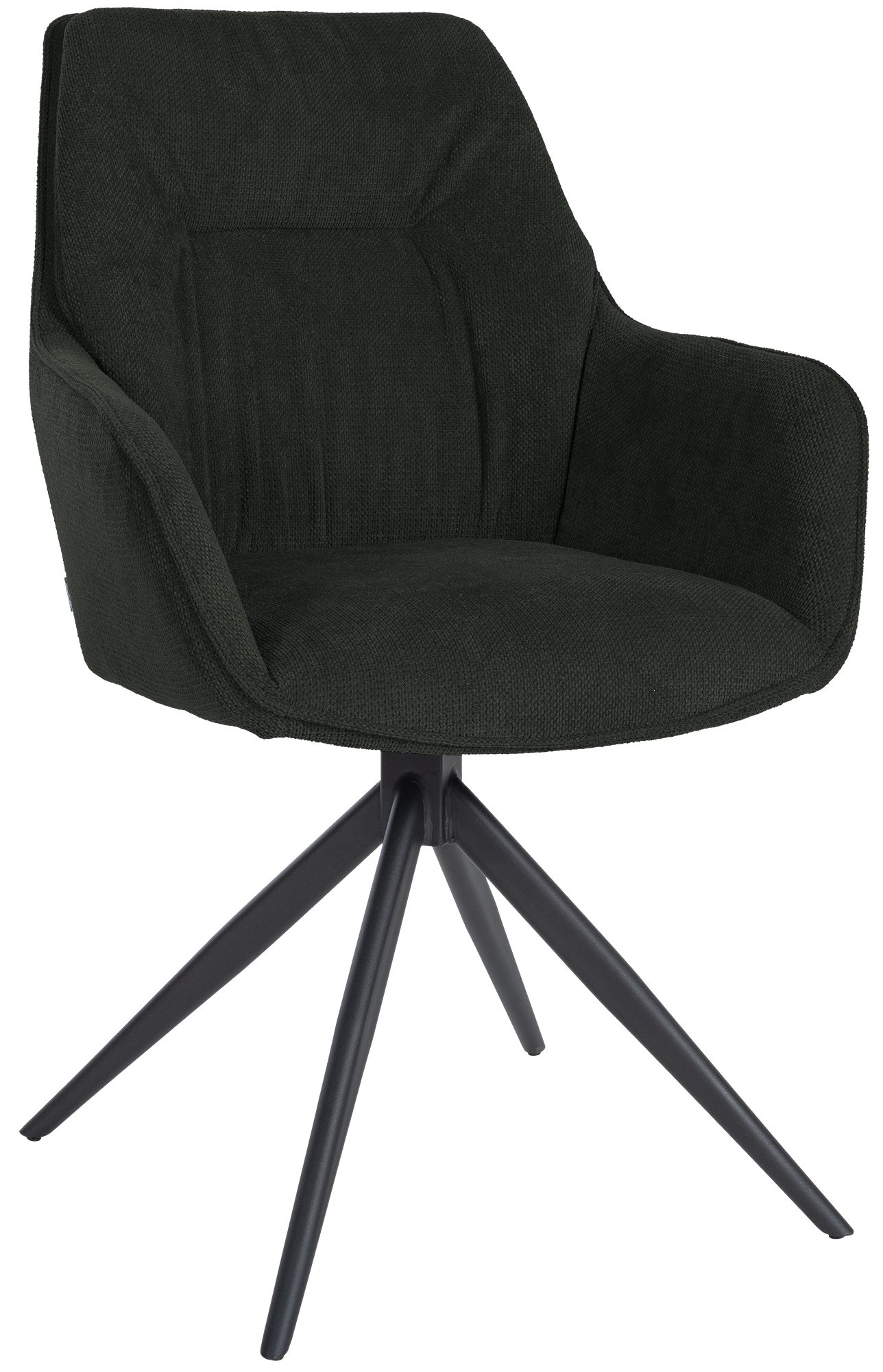 CLP Esszimmerstuhl Jules I Schwenkbarer Polster-Stuhl Mit Stoff-Bezug - Bild 1