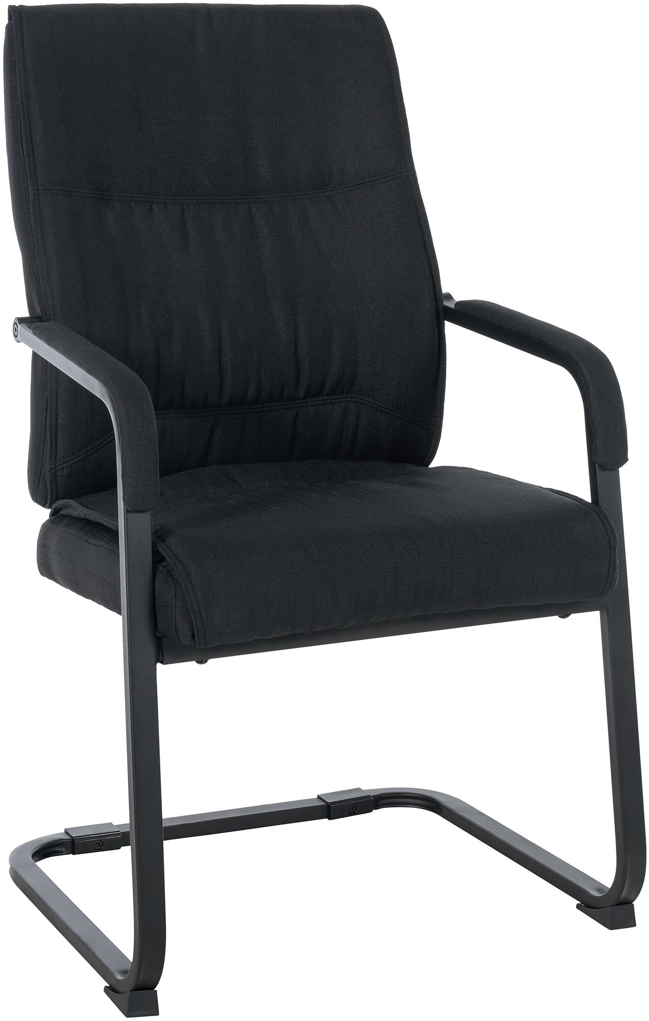 CLP XXL-Freischwinger Anubis Mit Gepolsterter Sitzfl&auml;che I Konferenzstuhl Mit Metallgestell Und Stoffbezug - Bild 1