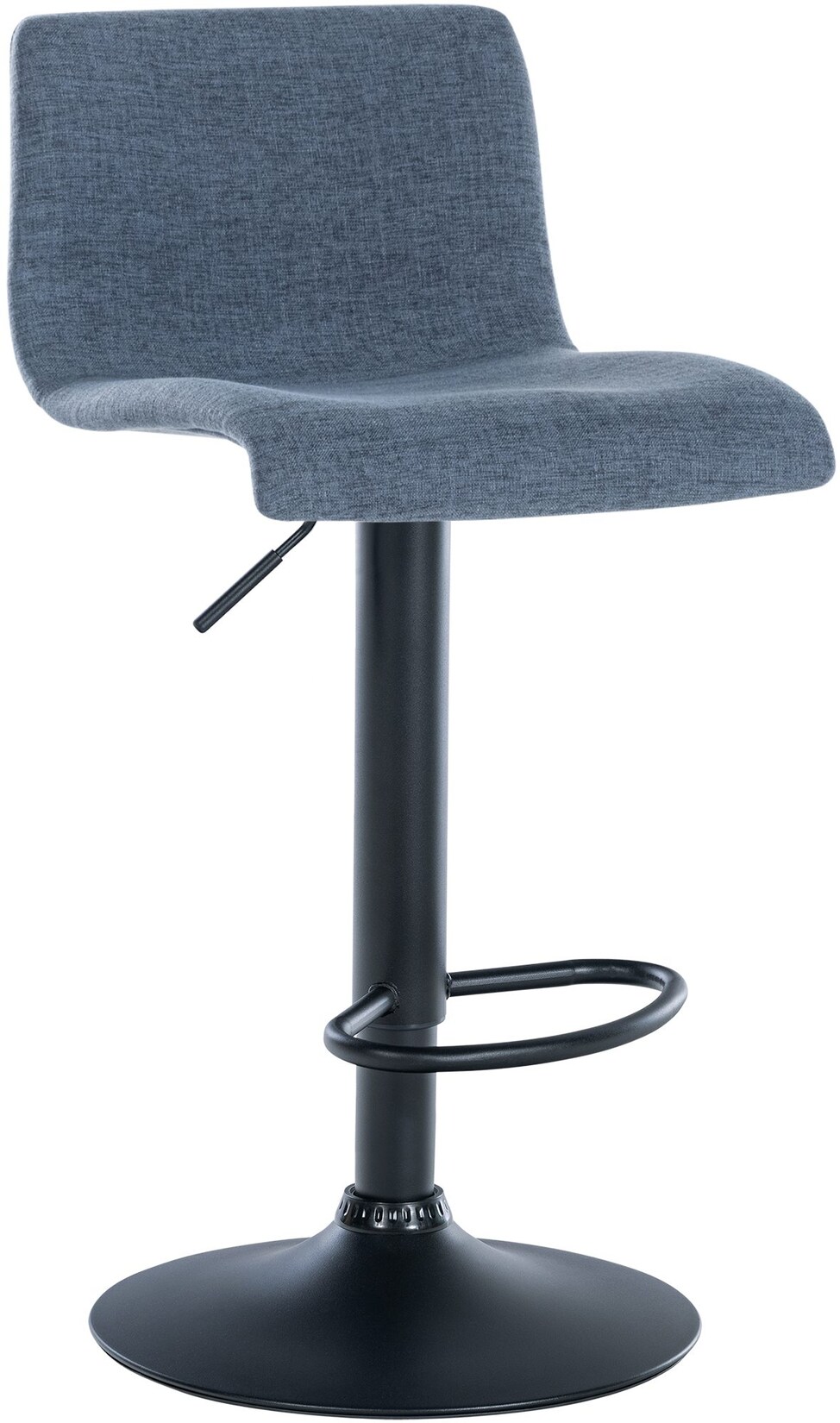 CLP Barhocker Branford Stoff - Farbe: blau, Material: Stoff