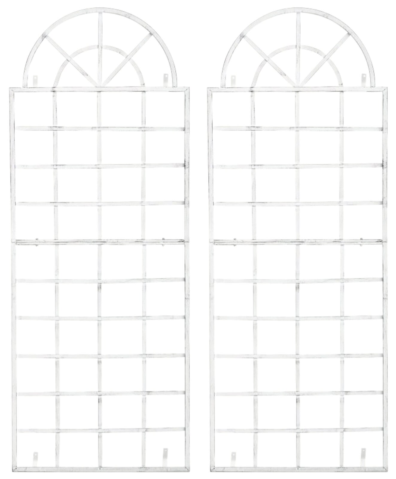 CLP 2er Set Wand-Rankgitter VIVA mit Rahmen I Rankgitter aus Eisen zur Wandbefestigung I In verschiedenen Farben erh&auml;ltlich - Bild 1