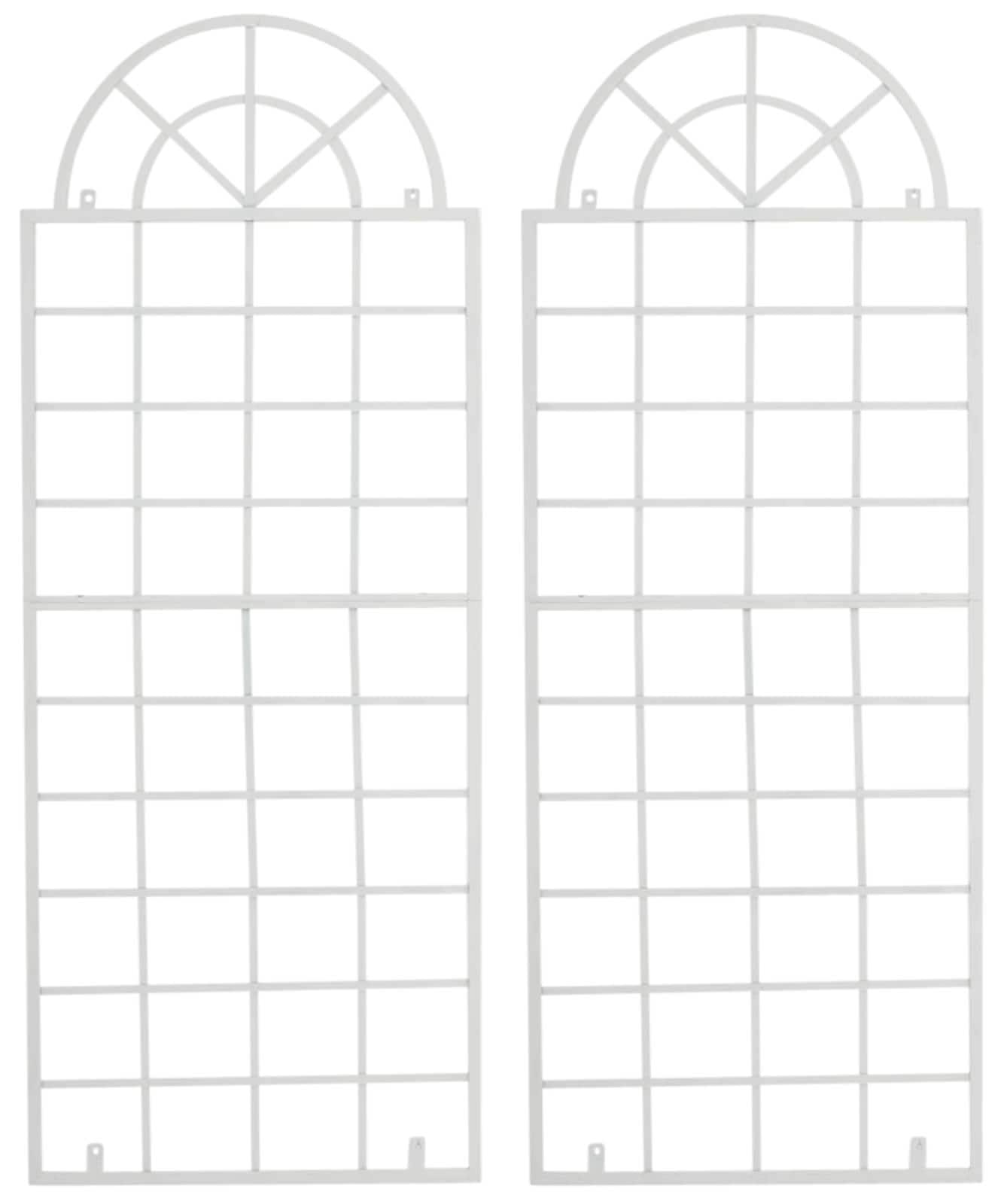 CLP 2er Set Wand-Rankgitter VIVA mit Rahmen I Rankgitter aus Eisen zur Wandbefestigung I In verschiedenen Farben erh&auml;ltlich - Bild 1