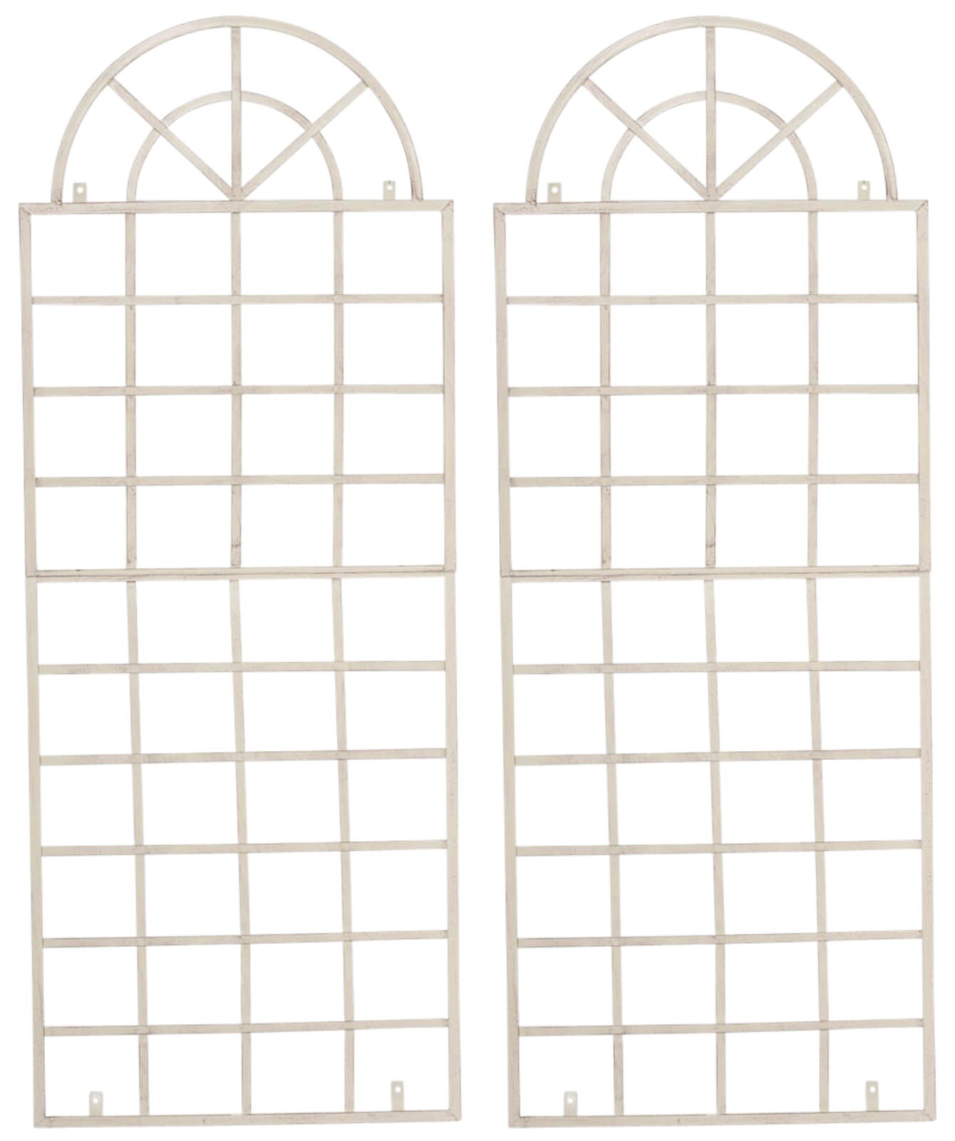CLP 2er Set Wand-Rankgitter VIVA mit Rahmen I Rankgitter aus Eisen zur Wandbefestigung I In verschiedenen Farben erh&auml;ltlich - Bild 1