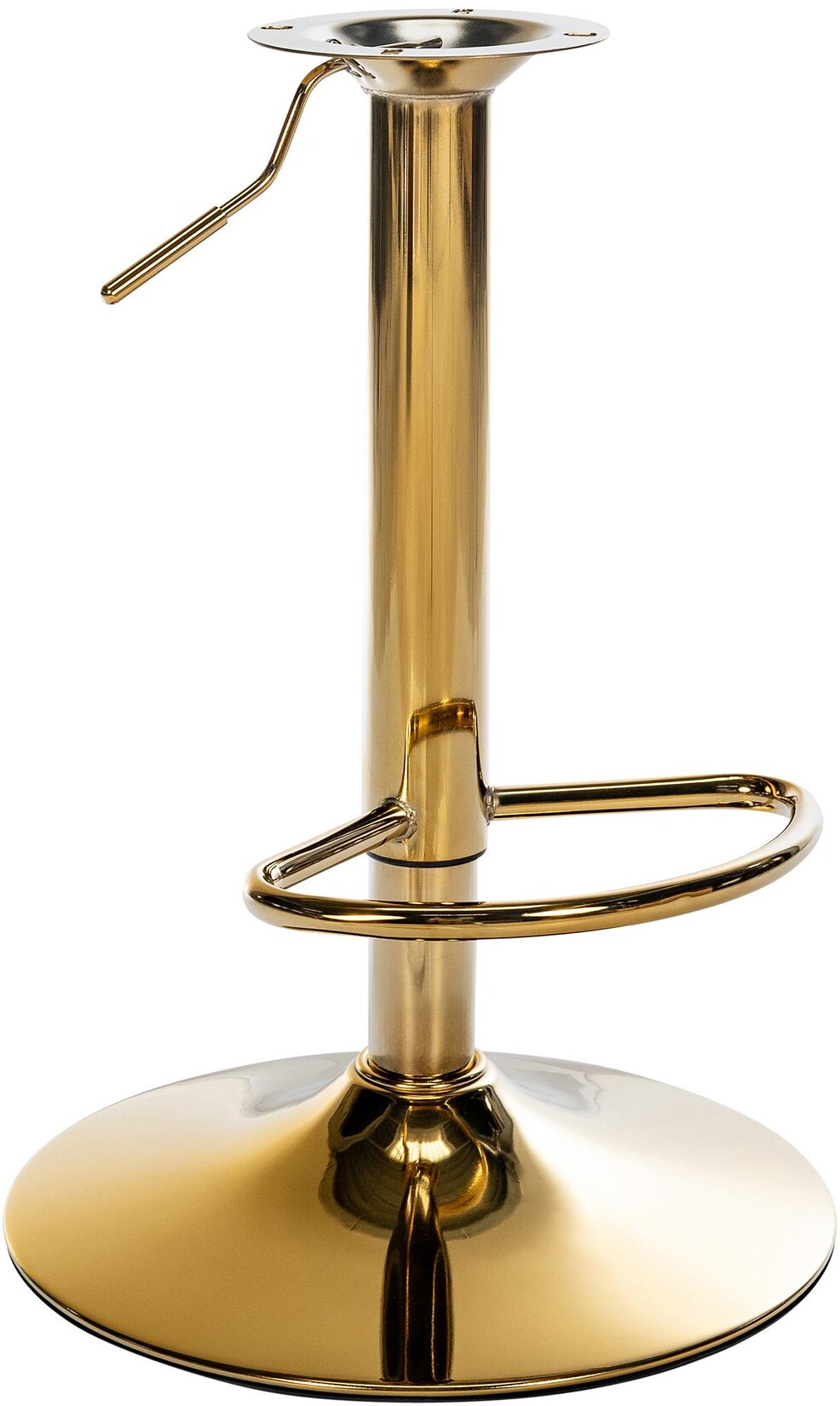 CLP Barhocker-Gestell I Höhenverstellbare Barstuhl-Säule I 8 X 8 CM Lochabstand | 04251756494841