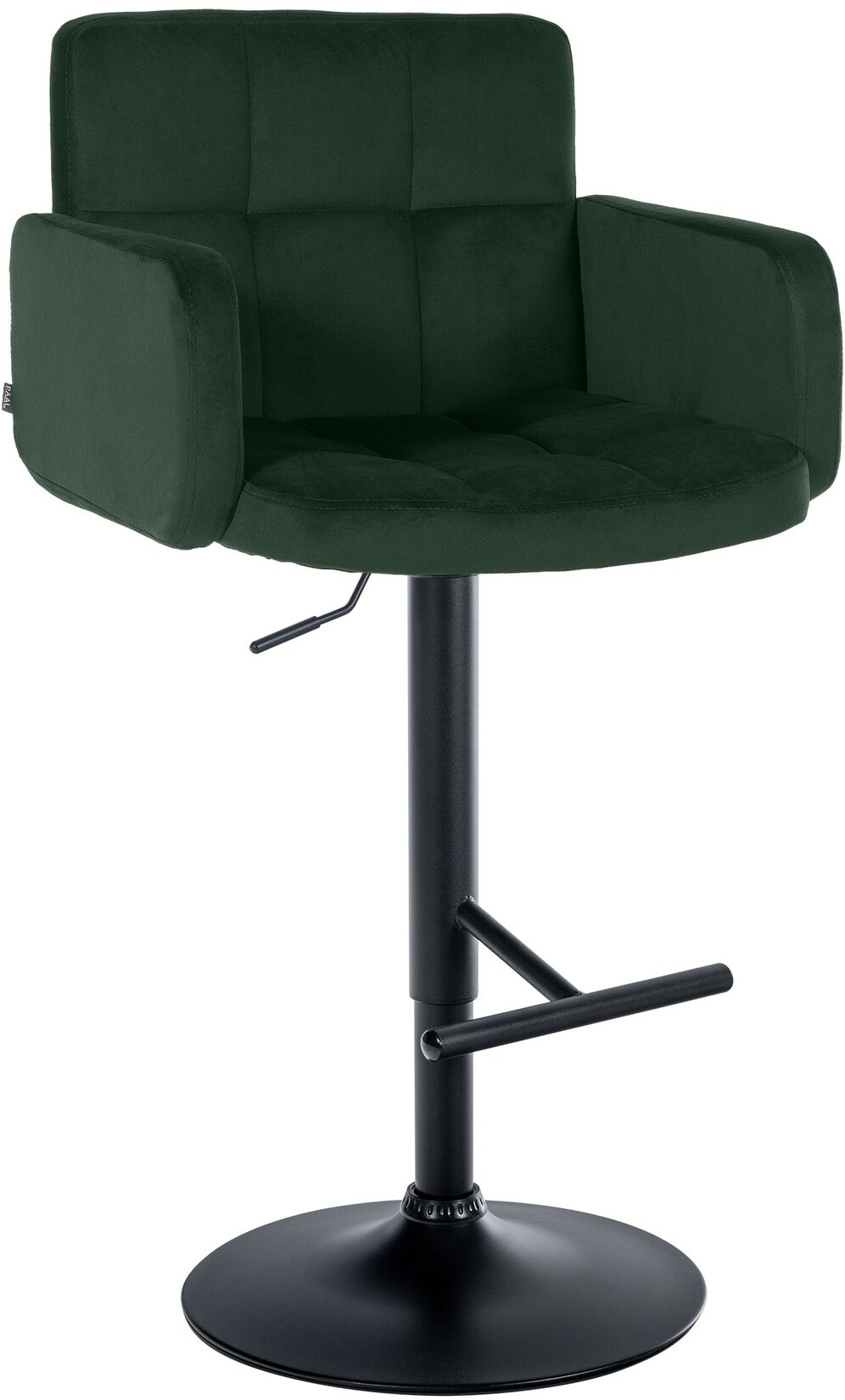 CLP Barhocker Los Angeles Samtbezug höhenverstellbar drehbar bis 150 kg
