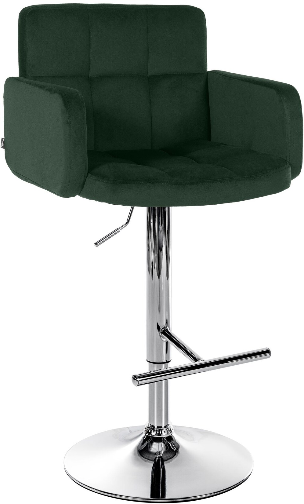 CLP Barhocker Los Angeles Samtbezug höhenverstellbar drehbar bis 150 kg