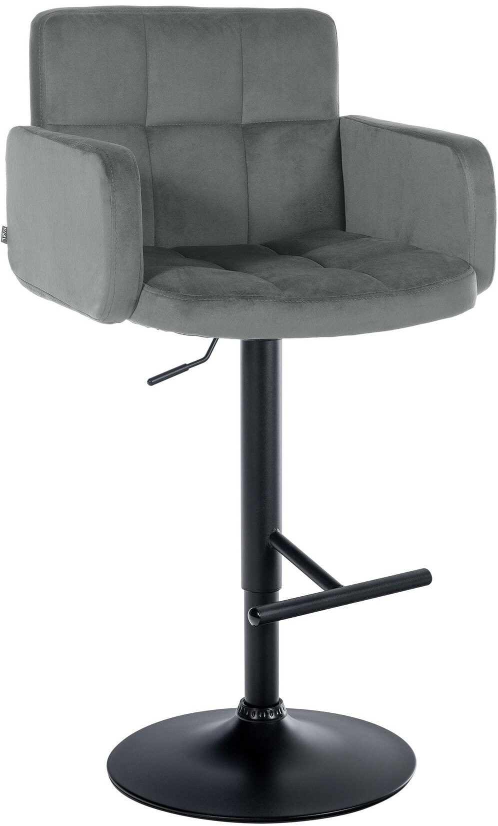 CLP Barhocker Los Angeles Samtbezug höhenverstellbar drehbar bis 150 kg