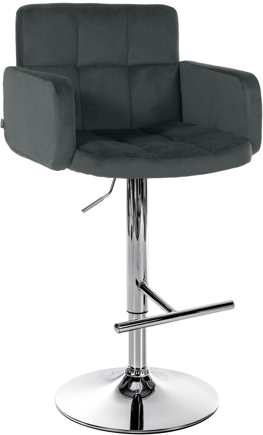 CLP Barhocker Los Angeles Samtbezug höhenverstellbar drehbar bis 150 kg