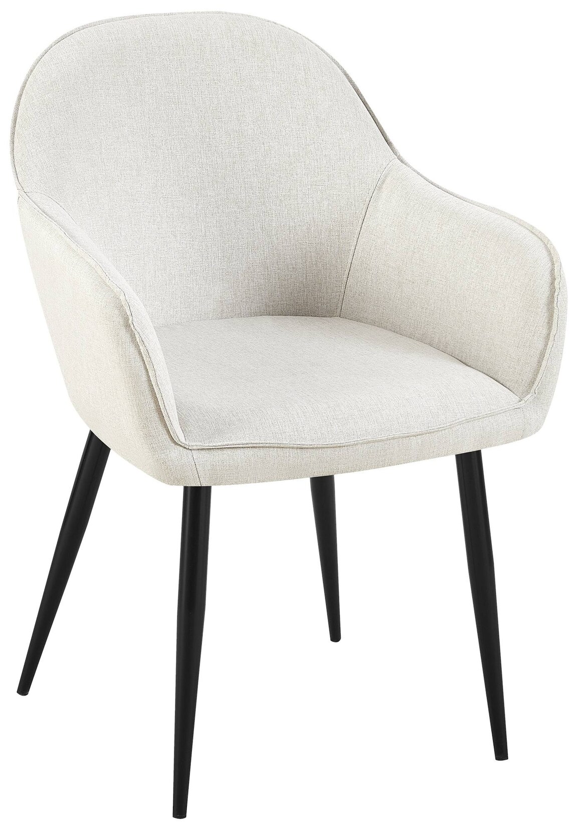 CLP Esszimmerstuhl Boise Stoff Farbe: creme