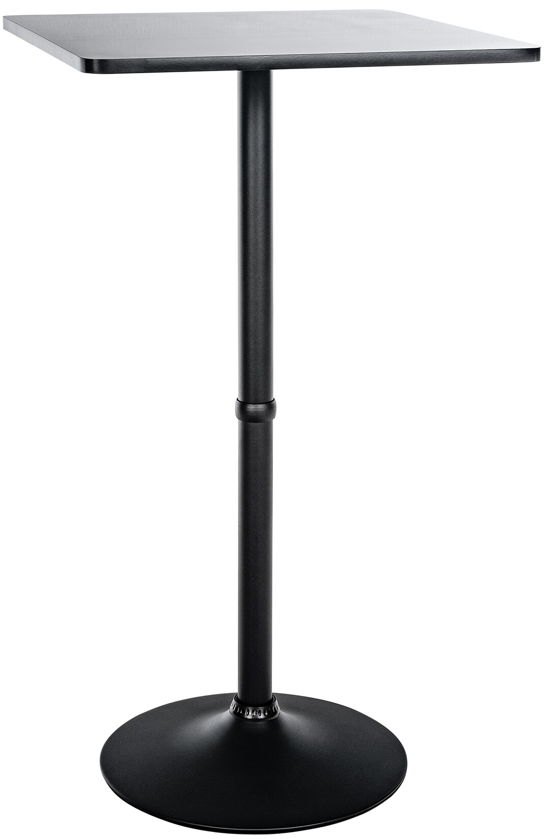 CLP Stehtisch Quadratisch I Eckige Tischplatte 60 X 60 CM Stabiles Metallgestell
