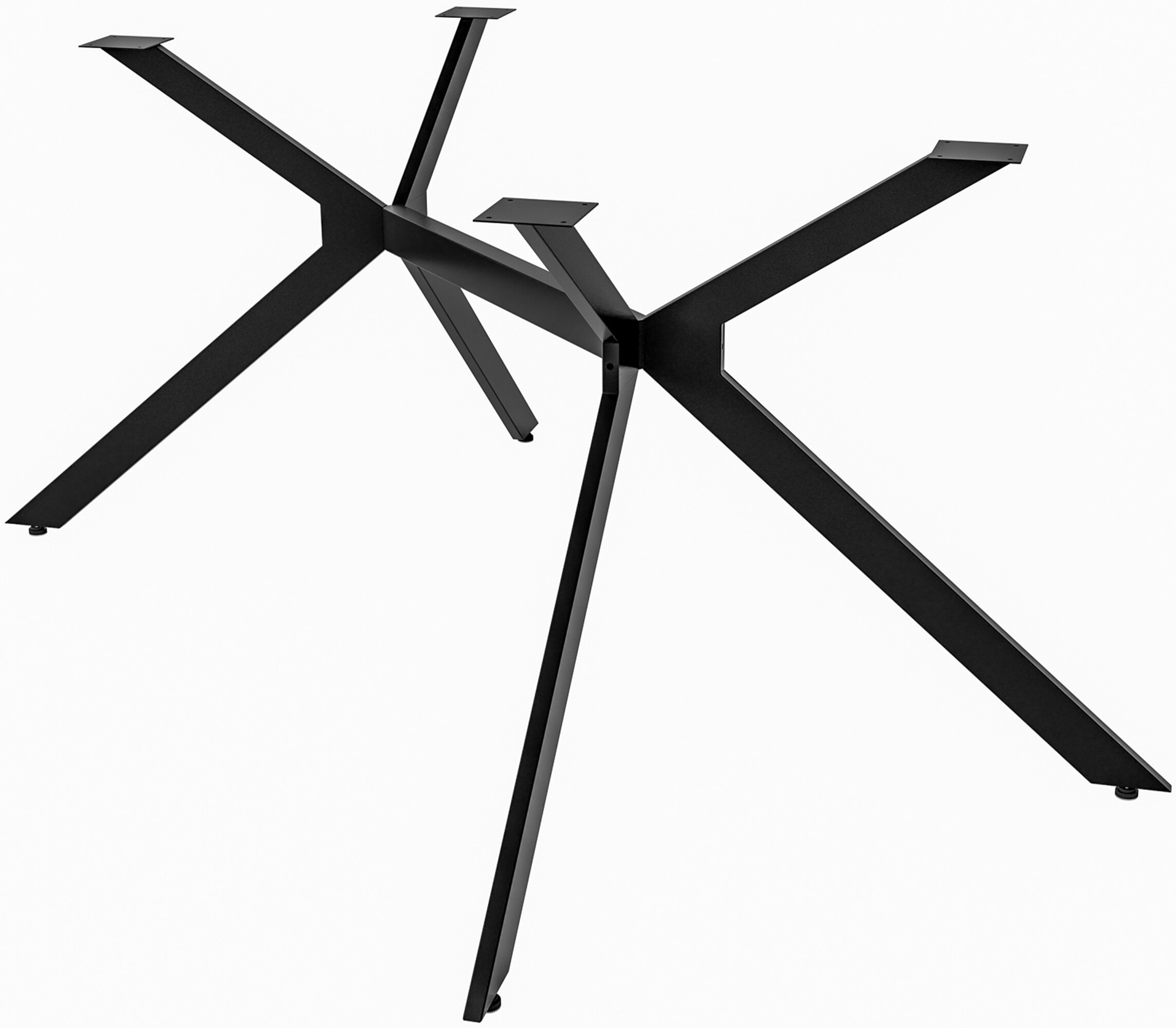 CLP Tischbeine Cascada I Tischgestell F&uuml;r DIY-Projekte I Pulverbeschichteter Stahl - Bild 1