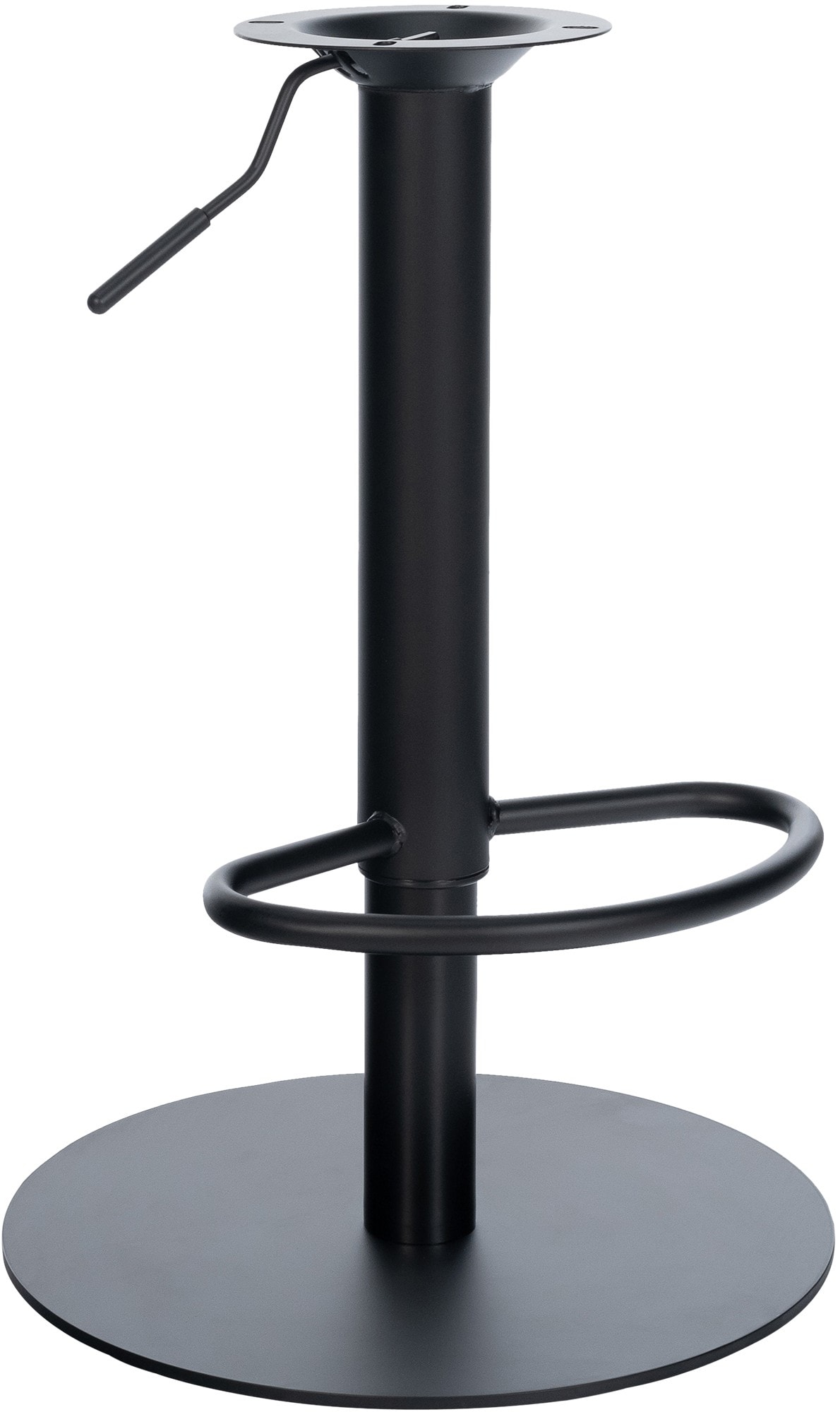 CLP Barhocker-Gestell Schwer I H&ouml;henverstellbare Barstuhl-S&auml;ule I 10 X 10 CM Lochabstand I DIY Barhocker Mit Schwerer Bodenplatte - Bild 1