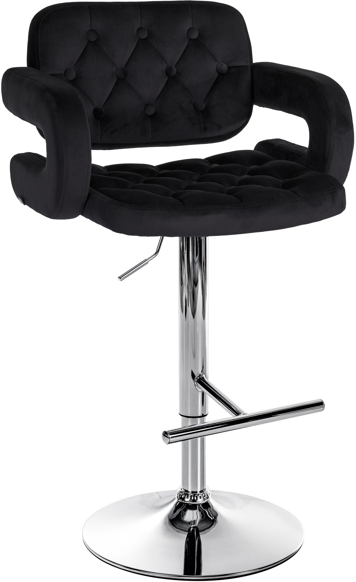 CLP Barhocker Dublin Mit Samt-Bezug I H&ouml;henverstellbar - Bild 1