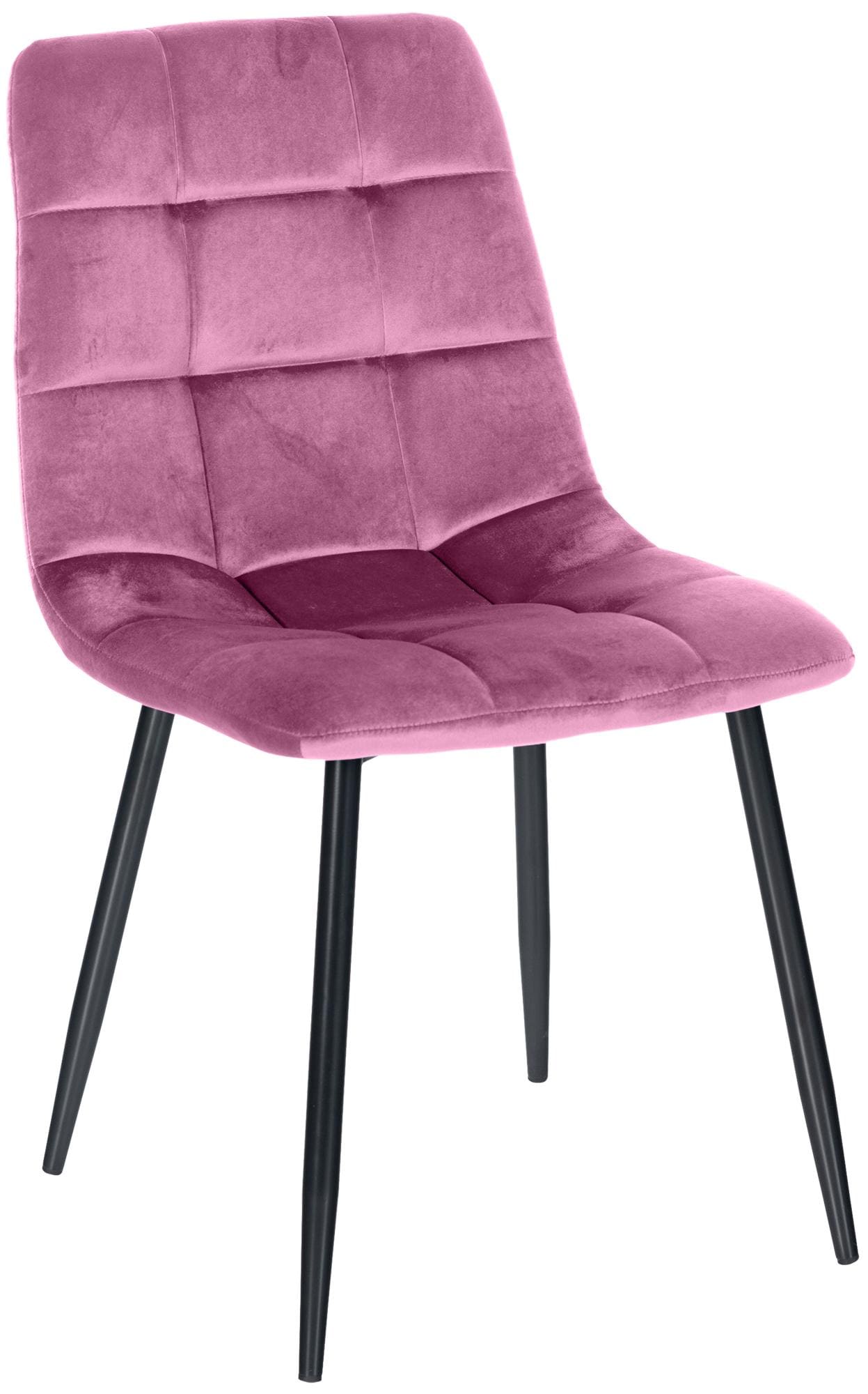 CLP Esszimmerstuhl Antibes | Samt | Gepolstert | K&uuml;chenstuhl | Metallbeine mit Bodenschonern | Belastbar bis 150 kg - Bild 1