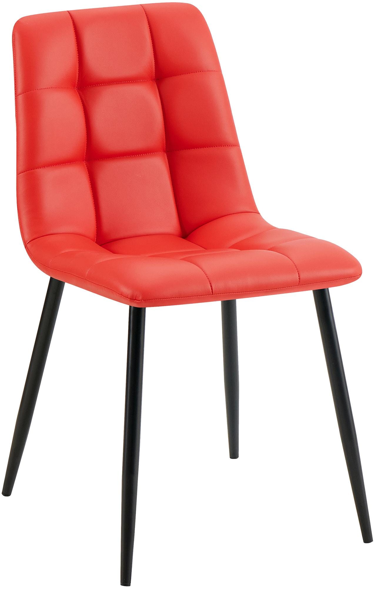 CLP Esszimmerstuhl Antibes Kunstleder I Gesteppter Polsterstuhl I K&uuml;chenstuhl Mit Bodenschonern | Belastbar bis 150 kg - Bild 1