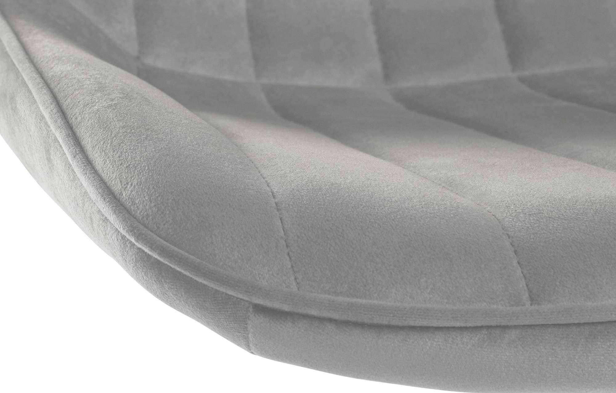 CLP 2er Set Barhocker Toni Samt I H&ouml;henverstellbarer Barstuhl Mit Metallgestell I Thekenhocker Mit Integrierter Fu&szlig;st&uuml;tze - Bild 1