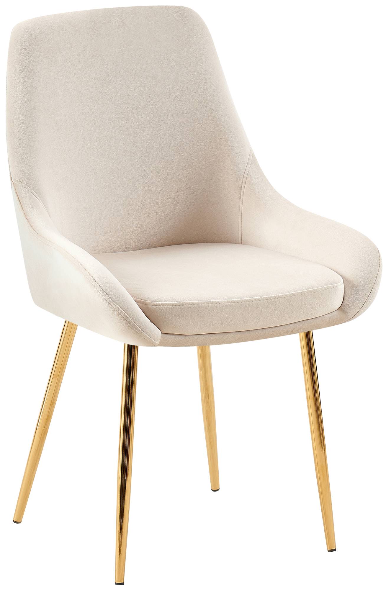 CLP Esszimmerstuhl grau Elmira, gepolstert mit Armlehne, stabiler Metallrahmen, pflegeleichter Samtbezug, K&uuml;chenstuhl modern - Bild 1