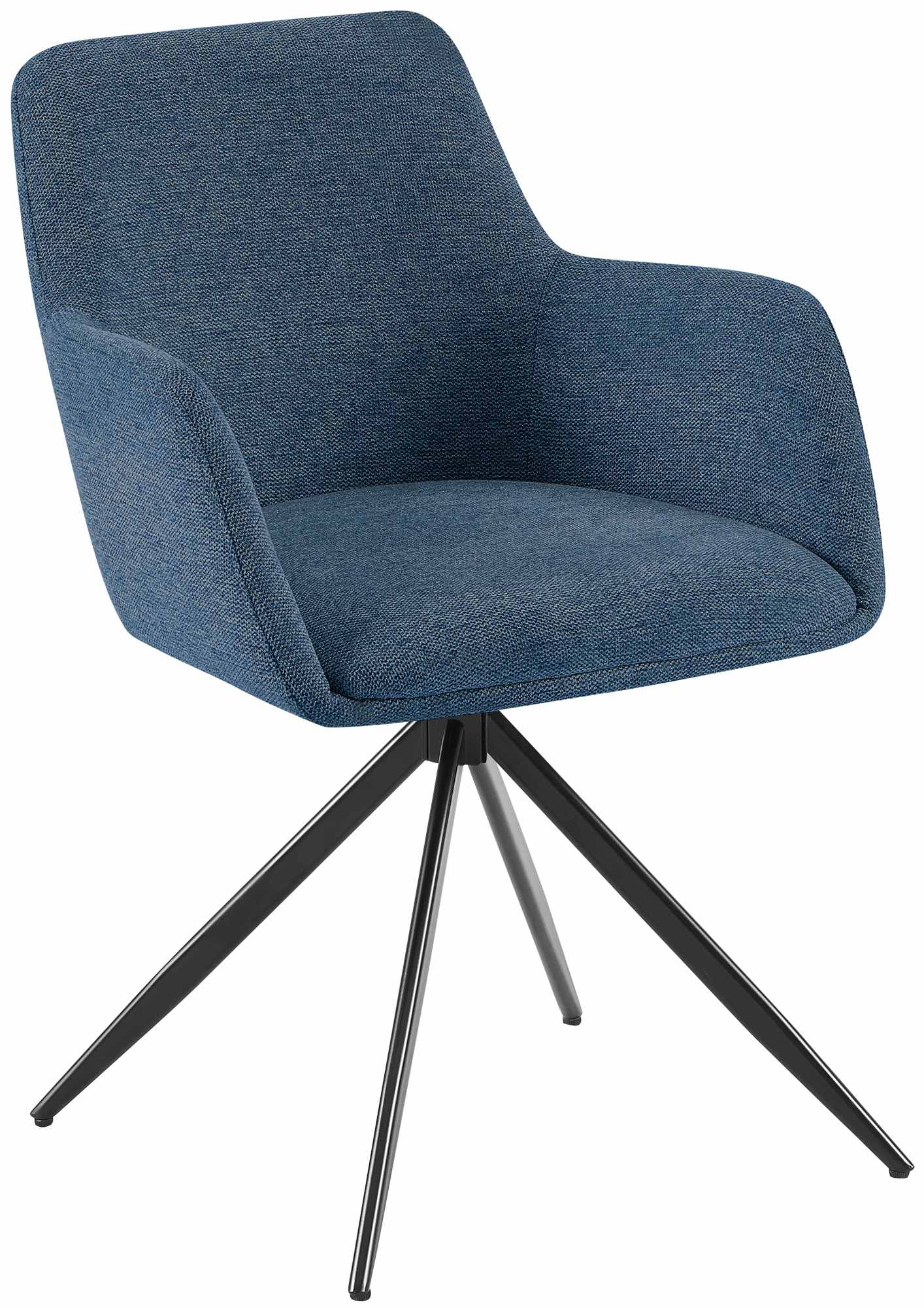 CLP Esszimmerstuhl Olema I Schwenkbarer Polsterstuhl mit Stoffbezug I K&uuml;chenstuhl - Bild 1