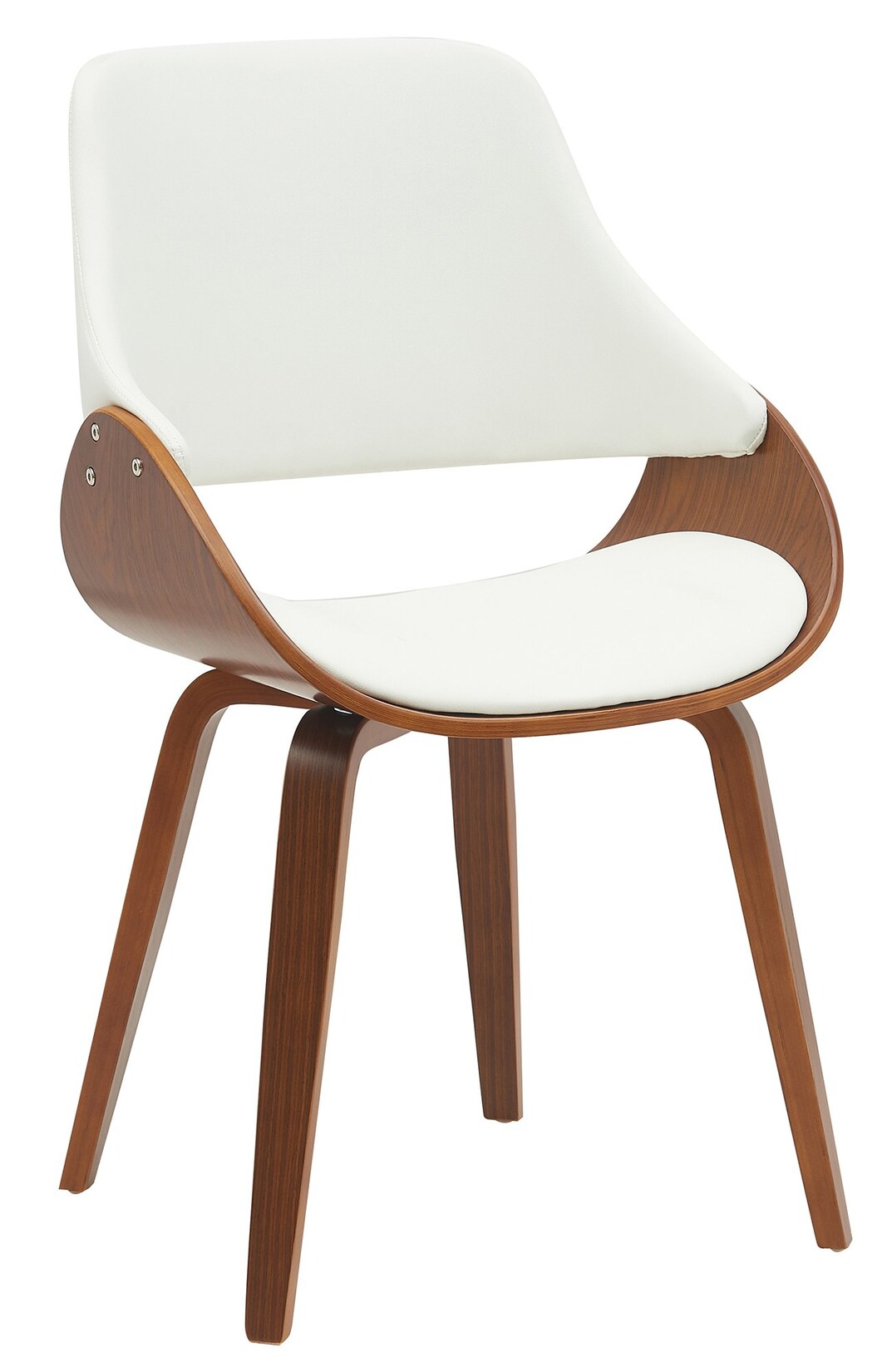 CLP Esszimmerstuhl gepolstert mit Rückenlehne Vangale, Design-Stuhl Gestell aus Bugholz, moderner Schalenstuhl für Wohnzimmer