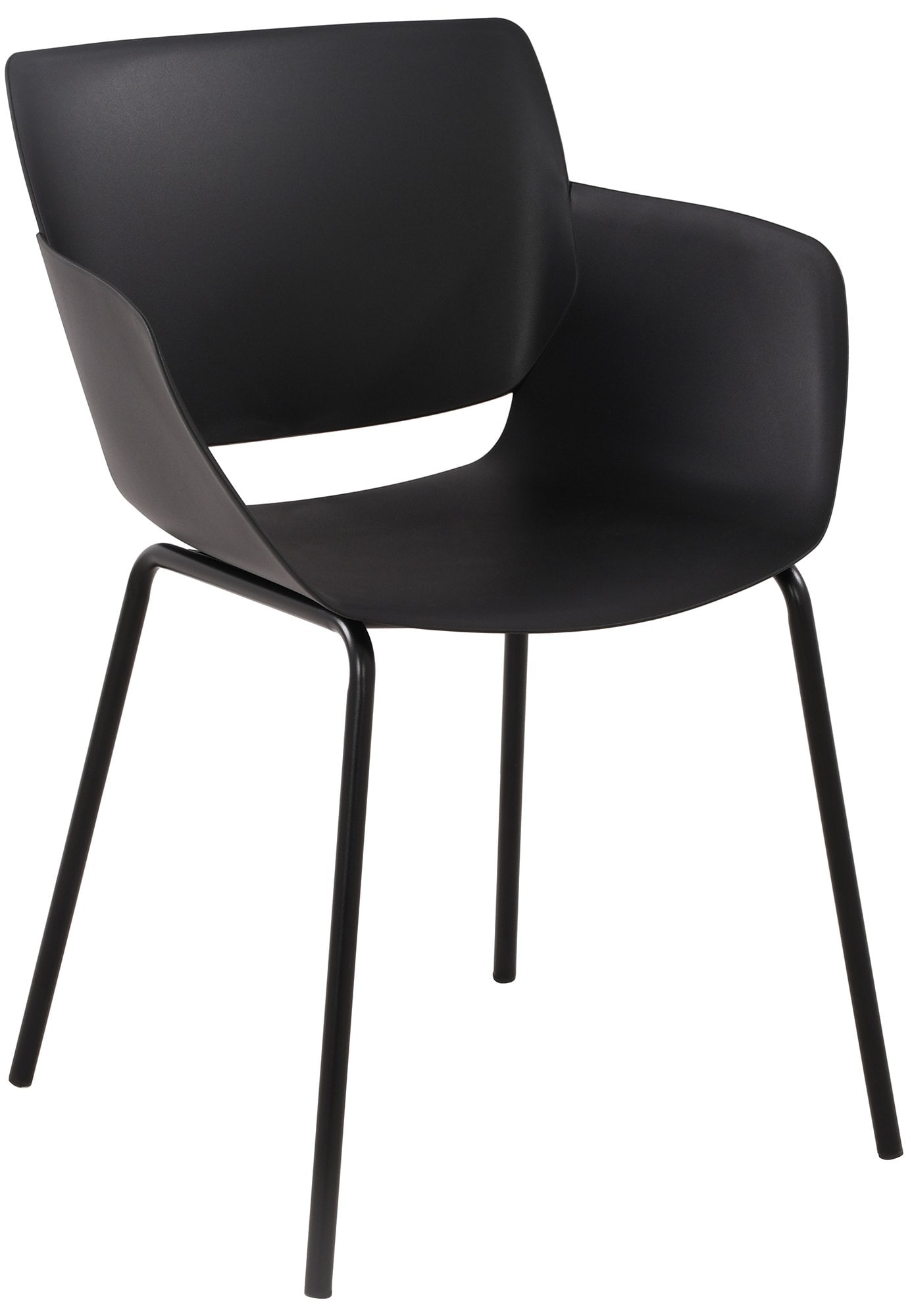 CLP Stuhl Alpena I Outdoorstuhl absolut wetterfest und UV-best&auml;ndig I Stuhlgestell aus pulverbeschichtetem Stahl I Sessel f&uuml;r drau&szlig;en - Bild 1