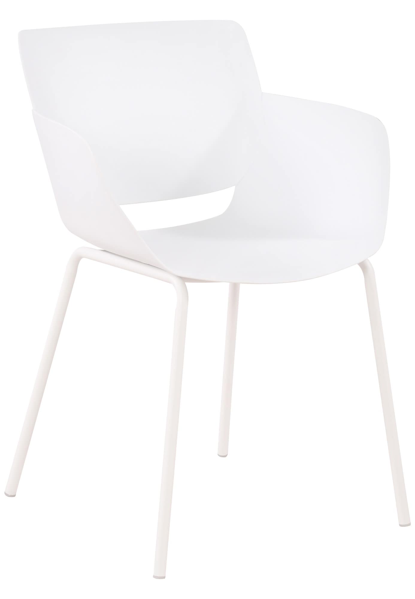 CLP Stuhl Alpena I Outdoorstuhl absolut wetterfest und UV-best&auml;ndig I Stuhlgestell aus pulverbeschichtetem Stahl I Sessel f&uuml;r drau&szlig;en - Bild 1