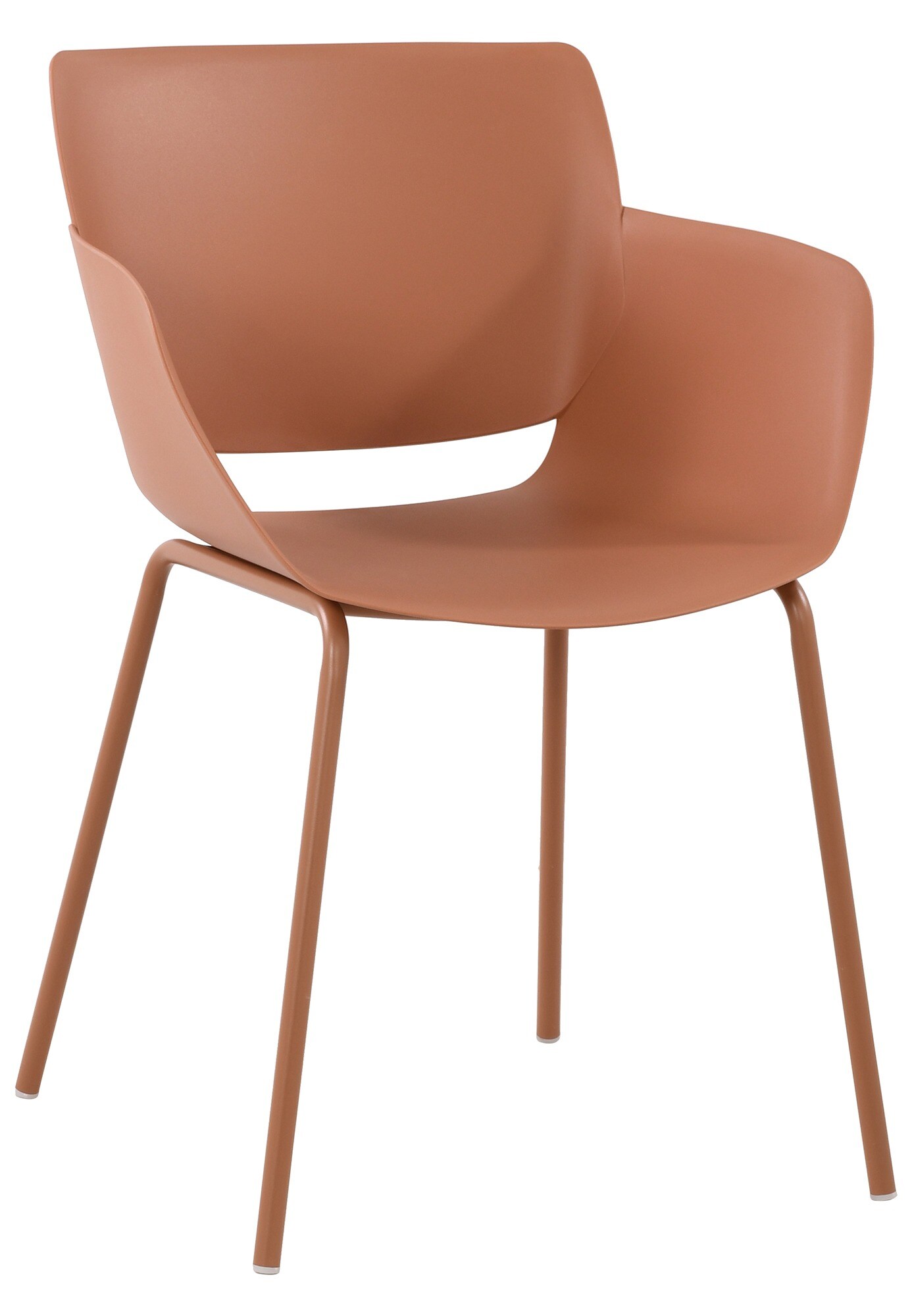 CLP Stuhl Alpena I Outdoorstuhl absolut wetterfest und UV-best&auml;ndig I Stuhlgestell aus pulverbeschichtetem Stahl I Sessel f&uuml;r drau&szlig;en - Bild 1