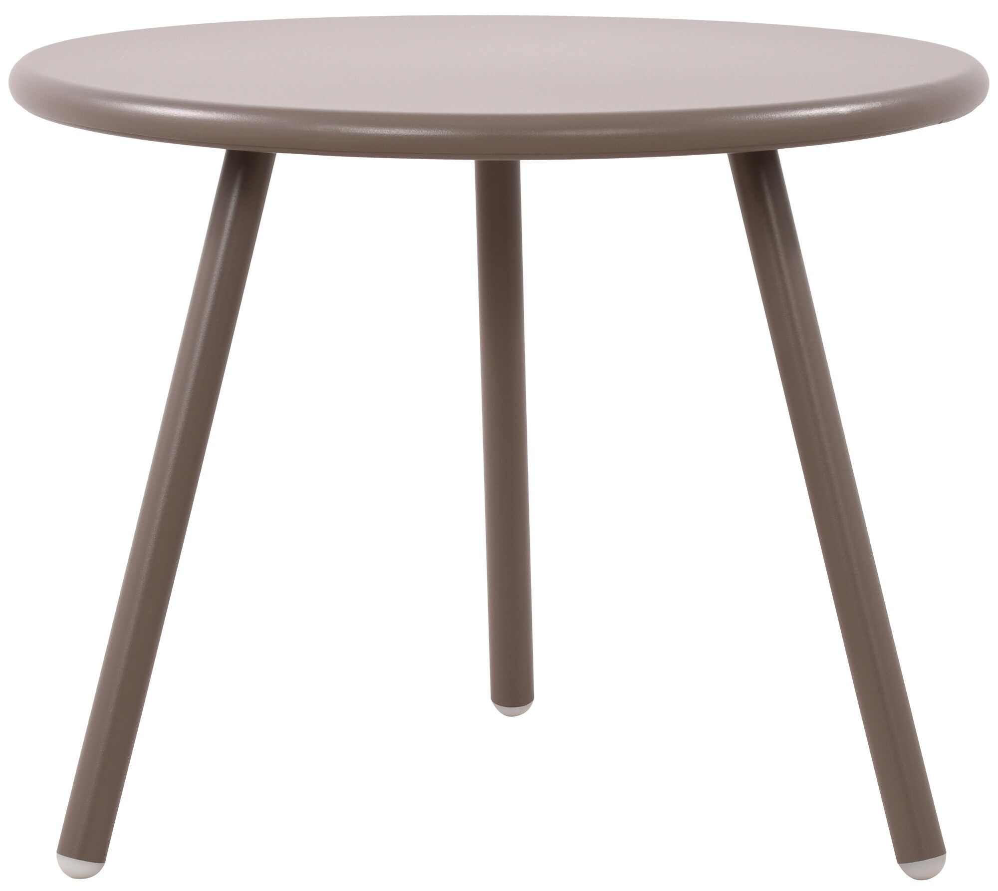 CLP Couchtisch Berea I Runder Loungetisch f&uuml;r drau&szlig;en und drinnen I Gartentisch wetterfest und UV-best&auml;ndig I Outdoor Beistelltisch - Bild 1