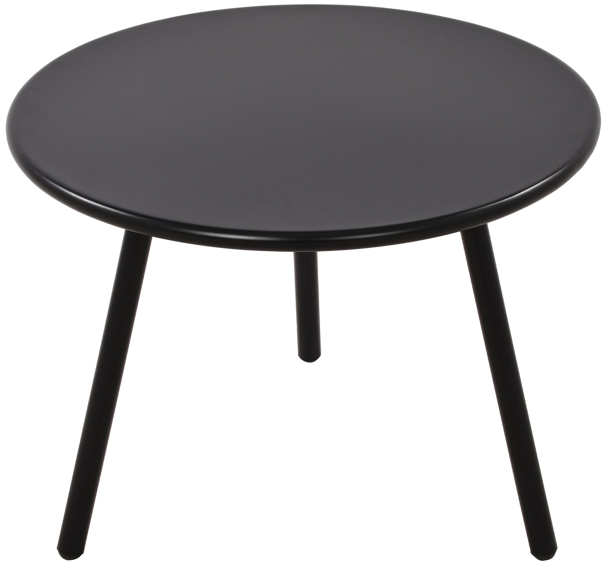 CLP Couchtisch Minot I Runder Loungetisch f&uuml;r drau&szlig;en und drinnen I Gartentisch wetterfest und UV-best&auml;ndig I Outdoor Beistelltisch - Bild 1