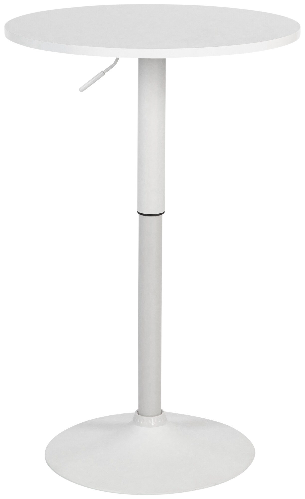 CLP Stehtisch Lamoni h&ouml;henverstellbar drehbar mit Metallgestell I Bistrotisch f&uuml;r Bar & Events I Tischplatte &Oslash; 60 cm I Ideal mit Hussen & Deko - Bild 1