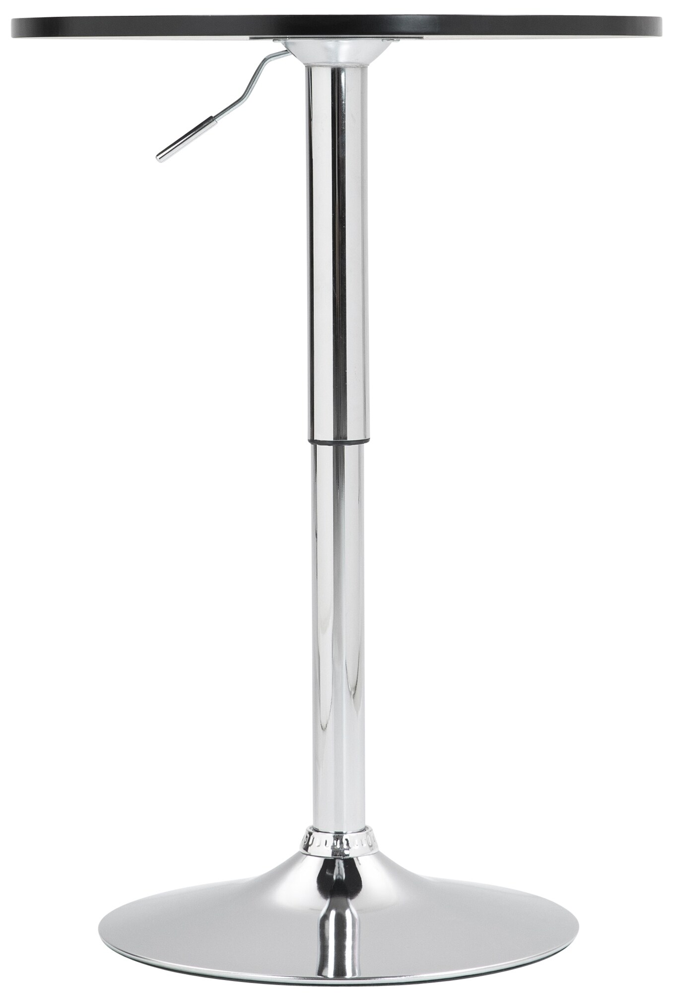 CLP Stehtisch Lamoni h&ouml;henverstellbar drehbar mit Metallgestell I Bistrotisch f&uuml;r Bar & Events I Tischplatte &Oslash; 60 cm I Ideal mit Hussen & Deko - Bild 1