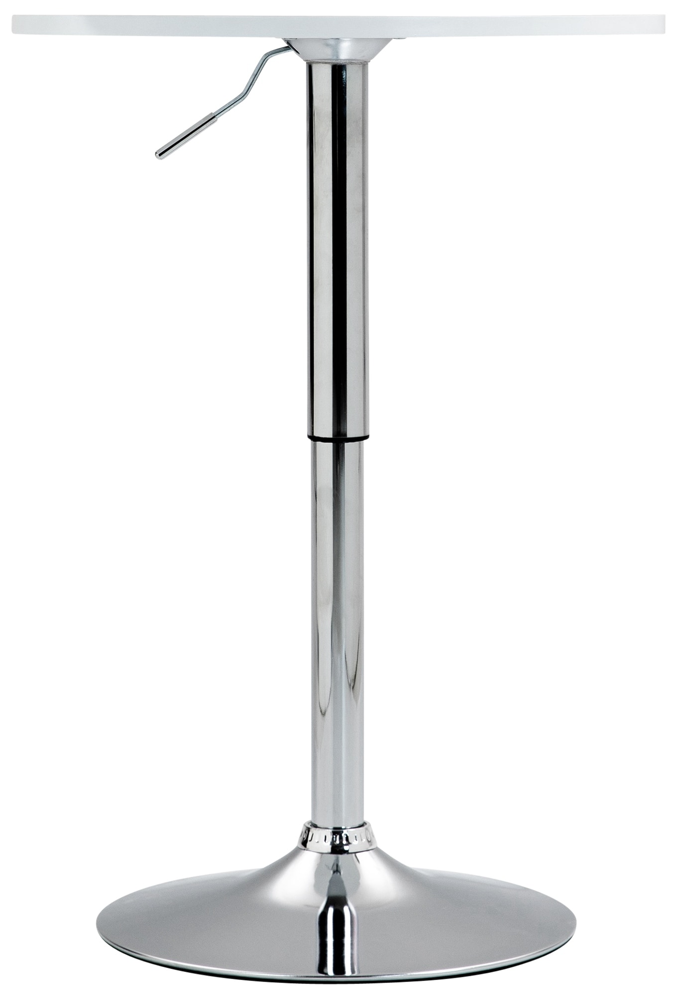 CLP Stehtisch Lamoni h&ouml;henverstellbar drehbar mit Metallgestell I Bistrotisch f&uuml;r Bar & Events I Tischplatte &Oslash; 60 cm I Ideal mit Hussen & Deko - Bild 1