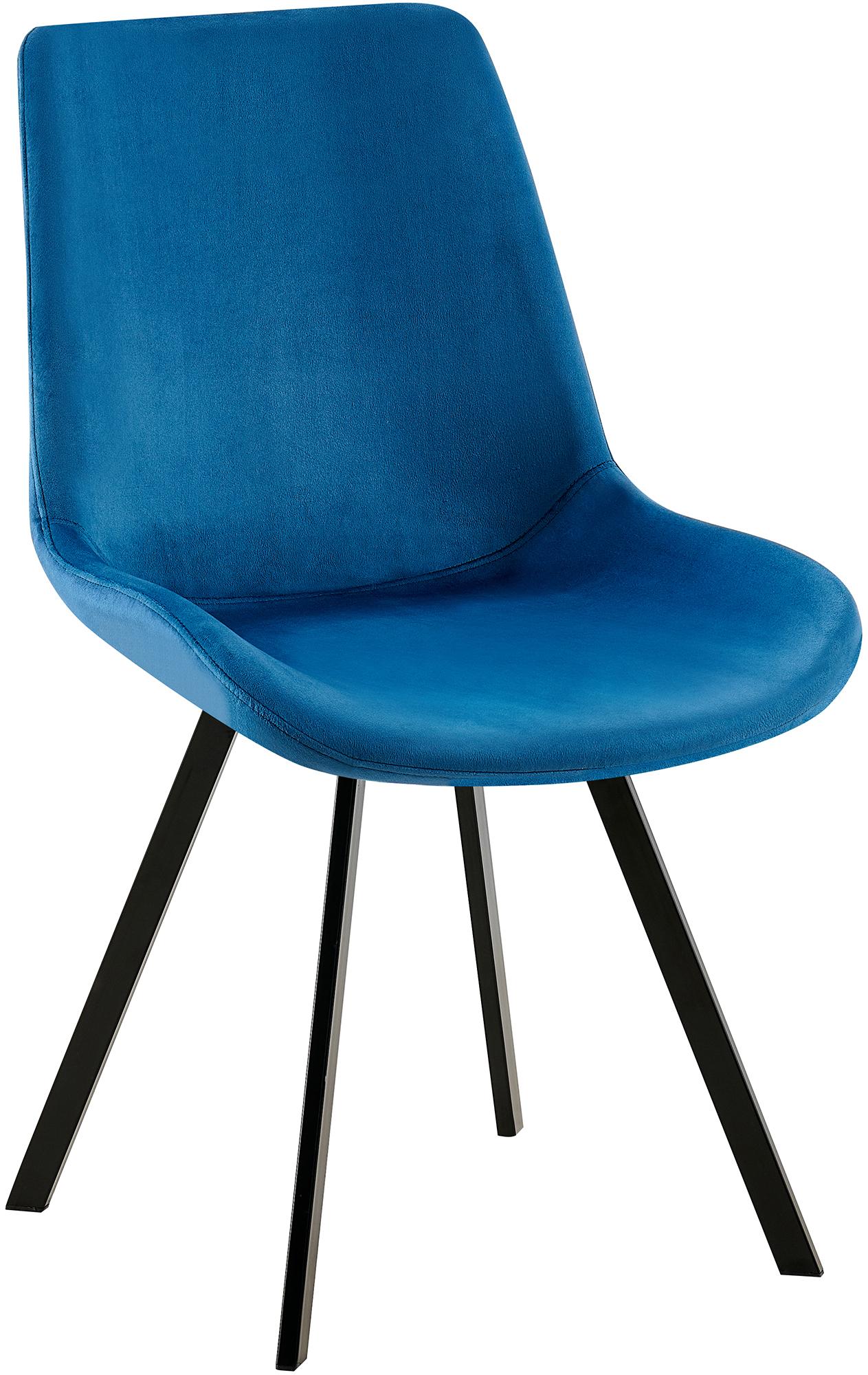 CLP Esszimmerstuhl Lewes mit Samtbezug I 360 Grad drehbarer Polsterstuhl I K&uuml;chenstuhl mit R&uuml;ckenlehne - Bild 1