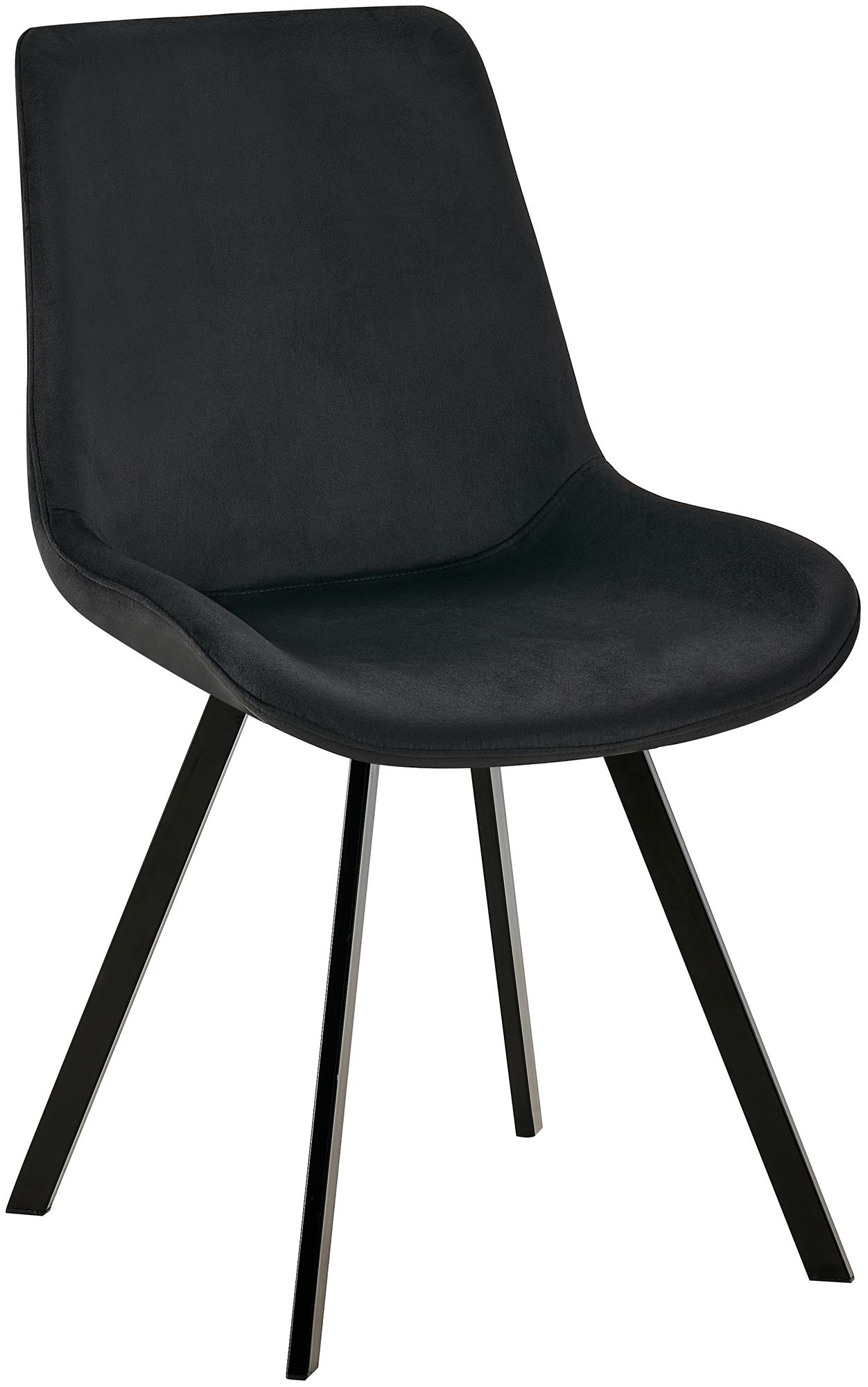 CLP Esszimmerstuhl Lewes mit Samtbezug I 360 Grad drehbarer Polsterstuhl I K&uuml;chenstuhl mit R&uuml;ckenlehne - Bild 1