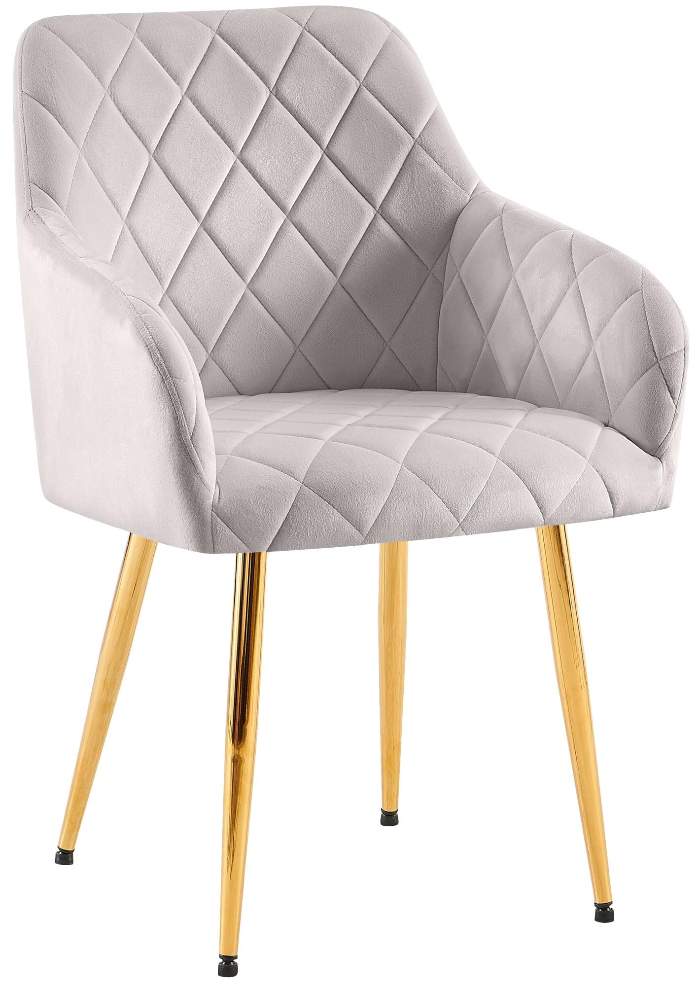 CLP Esszimmerstuhl Monett I Polsterstuhl mit Samtbezug I K&uuml;chenstuhl mit stabilem Metallgestell I bis 150 kg belastbar - Bild 1