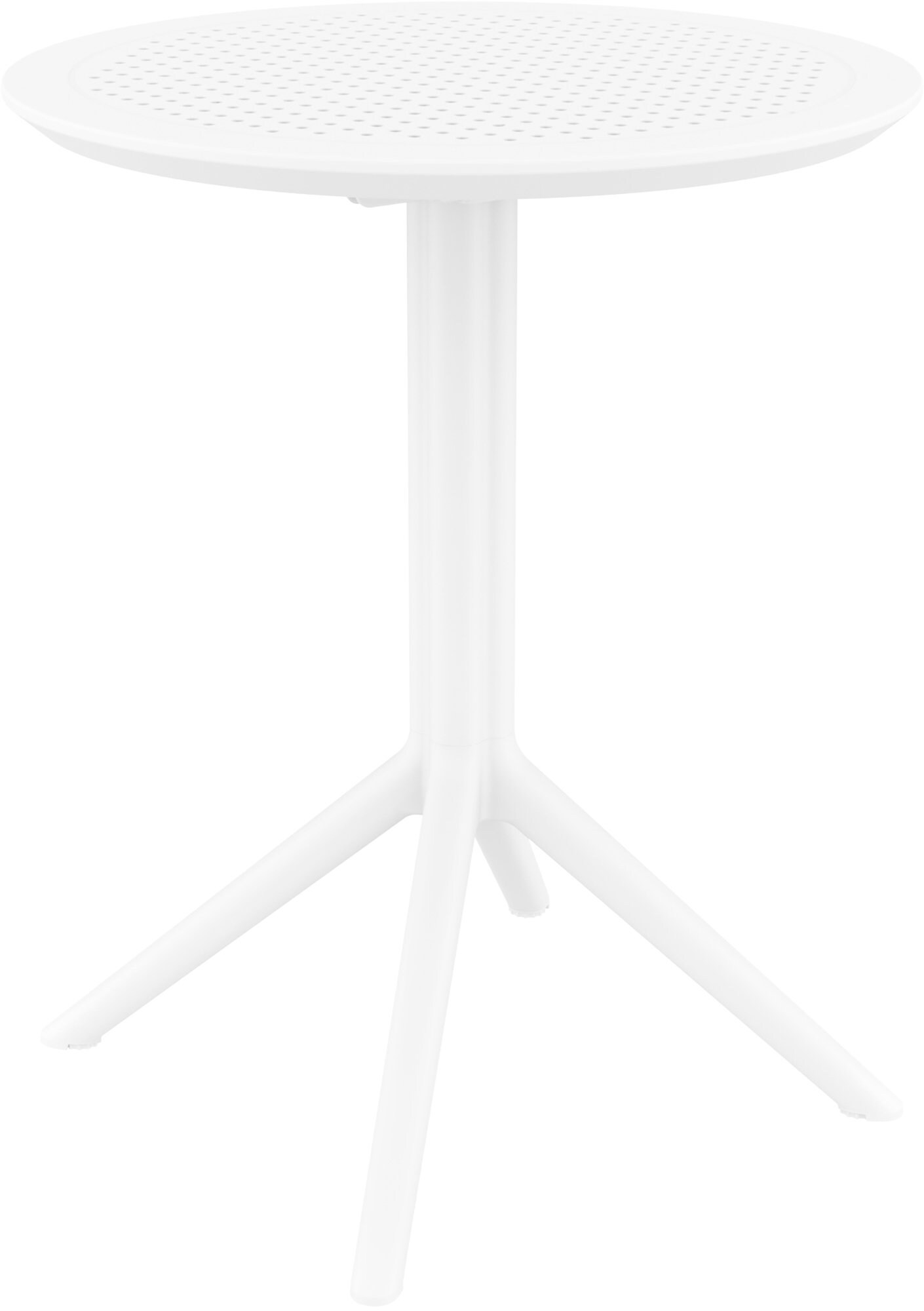 CLP Klapptisch Sky I Rund Oder Eckig I Klappbarer Gartentisch, Stabil Und Pflegeleicht F&uuml;r Innen Und Au&szlig;en I UV Best&auml;ndig Und Wetterfest - Bild 1