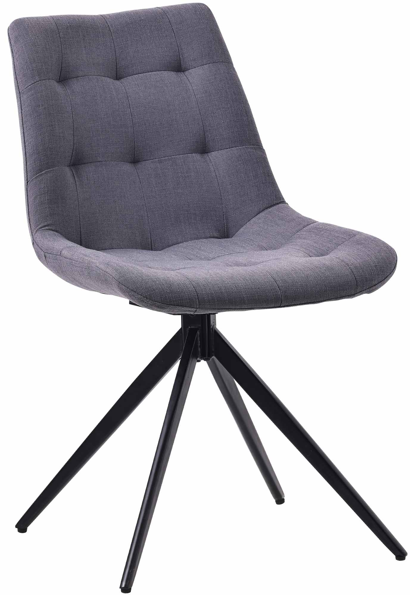 CLP Esszimmerstuhl Merna I K&uuml;chenstuhl gepolstert und schwenkbar I Polsterstuhl mit R&uuml;ckenlehne - Bild 1