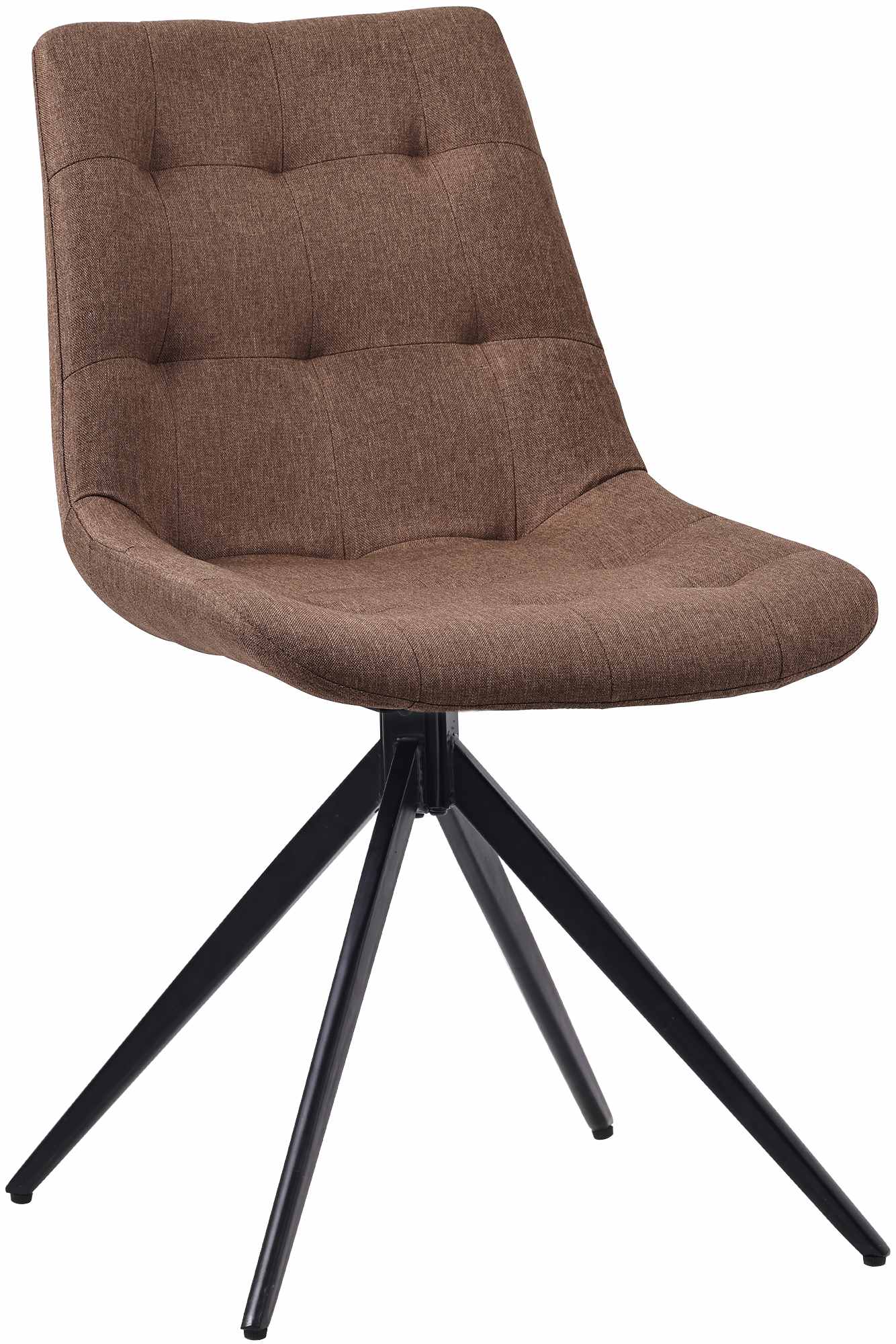 CLP Esszimmerstuhl Merna I K&uuml;chenstuhl gepolstert und schwenkbar I Polsterstuhl mit R&uuml;ckenlehne - Bild 1