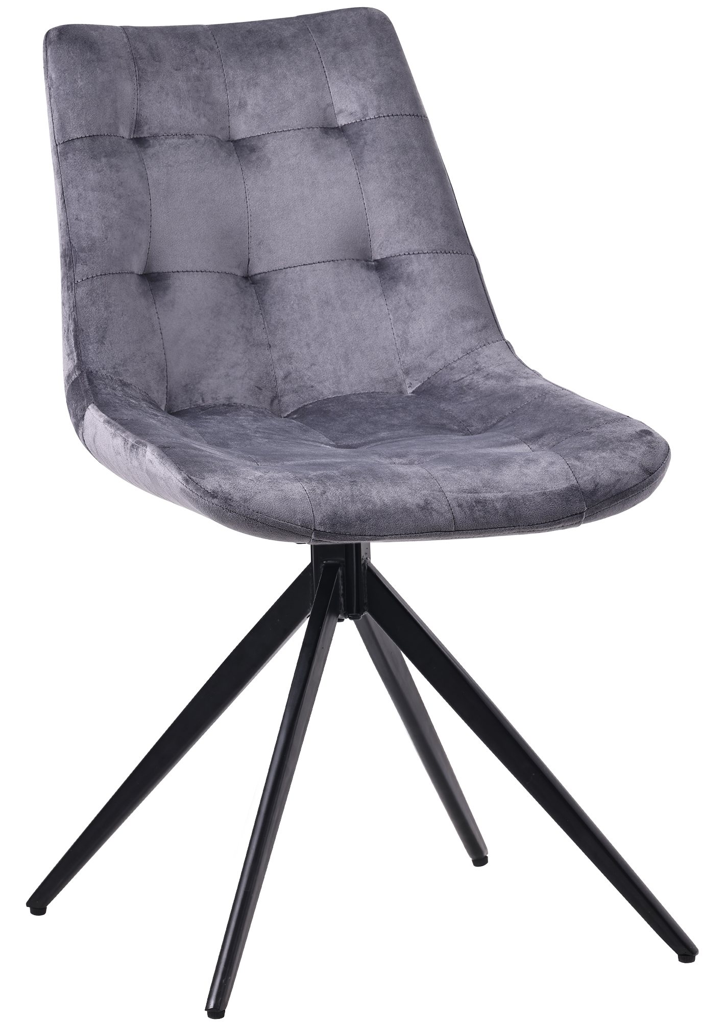 CLP Esszimmerstuhl Merna I K&uuml;chenstuhl gepolstert und schwenkbar I Polsterstuhl mit R&uuml;ckenlehne - Bild 1