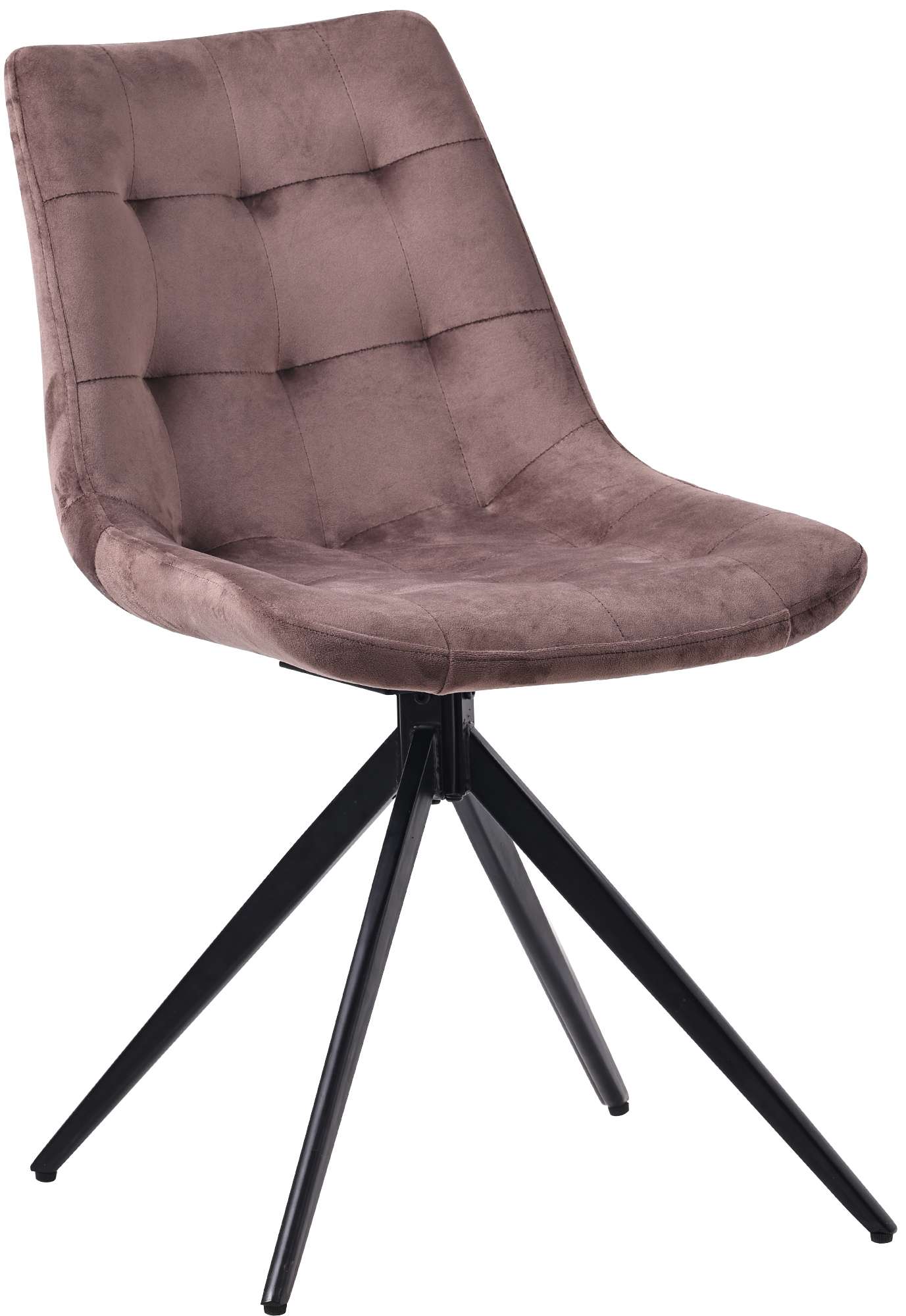 CLP Esszimmerstuhl Merna I K&uuml;chenstuhl gepolstert und schwenkbar I Polsterstuhl mit R&uuml;ckenlehne - Bild 1