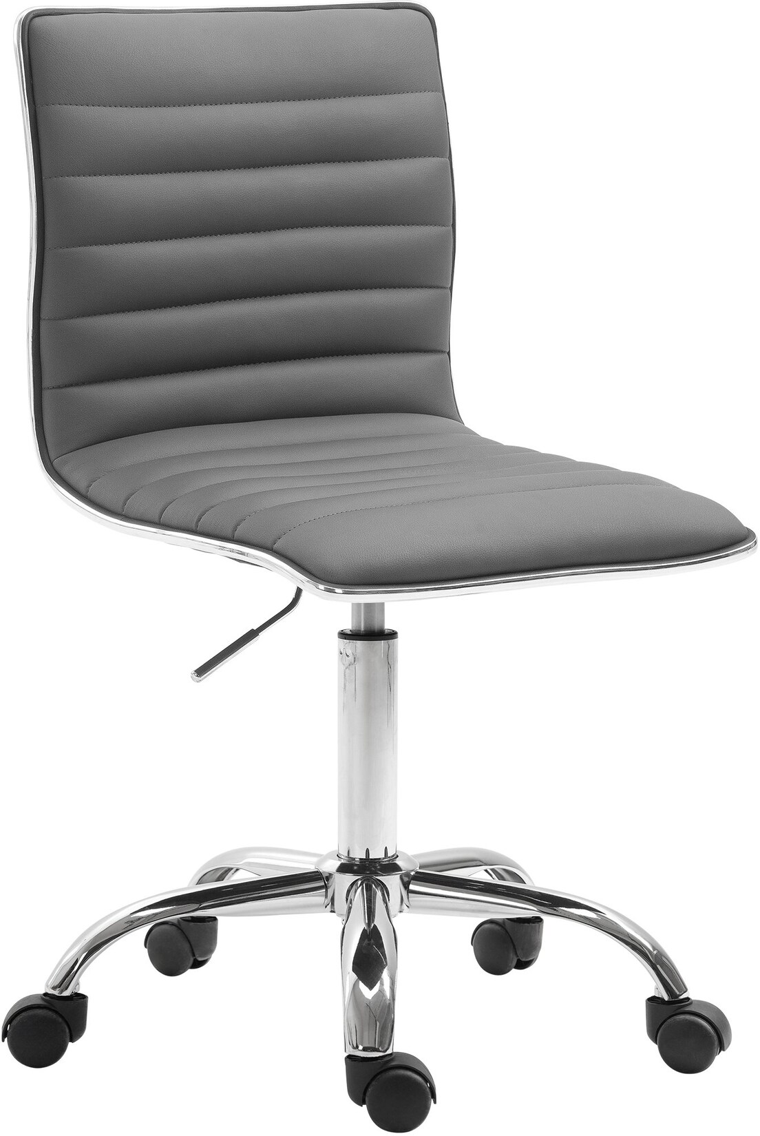 CLP Arbeitshocker höhenverstellbar Alamosa, ergonomischer Rollhocker mit Rückenlehne, Kunstlederbezug, drehbar Ideal für Büro & Praxis