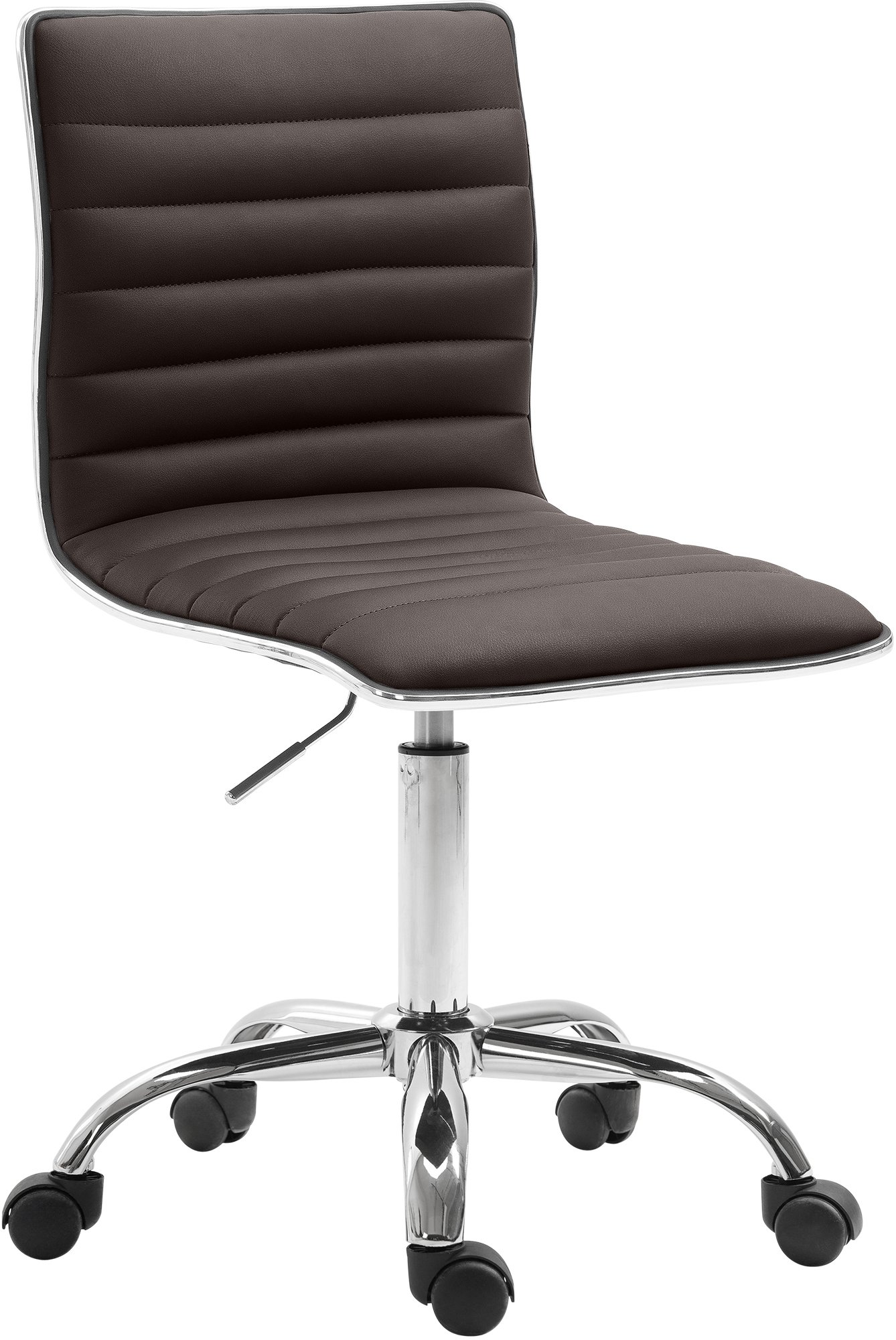 CLP Arbeitshocker h&ouml;henverstellbar Alamosa, ergonomischer Rollhocker mit R&uuml;ckenlehne, Kunstlederbezug, drehbar Ideal f&uuml;r B&uuml;ro & Praxis - Bild 1