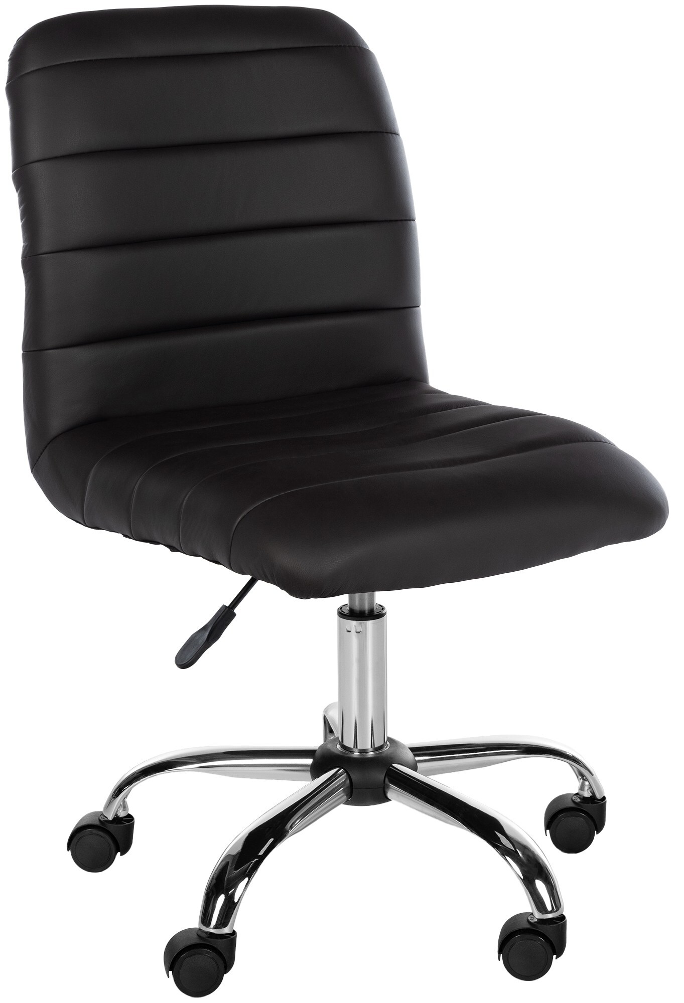 CLP B&uuml;rostuhl Redding Kunstlederbezug I Arbeitsstuhl mit R&uuml;ckenlehne I Drehstuhl h&ouml;henverstellbar I Arbeitshocker bis 150 kg belastbar - Bild 1