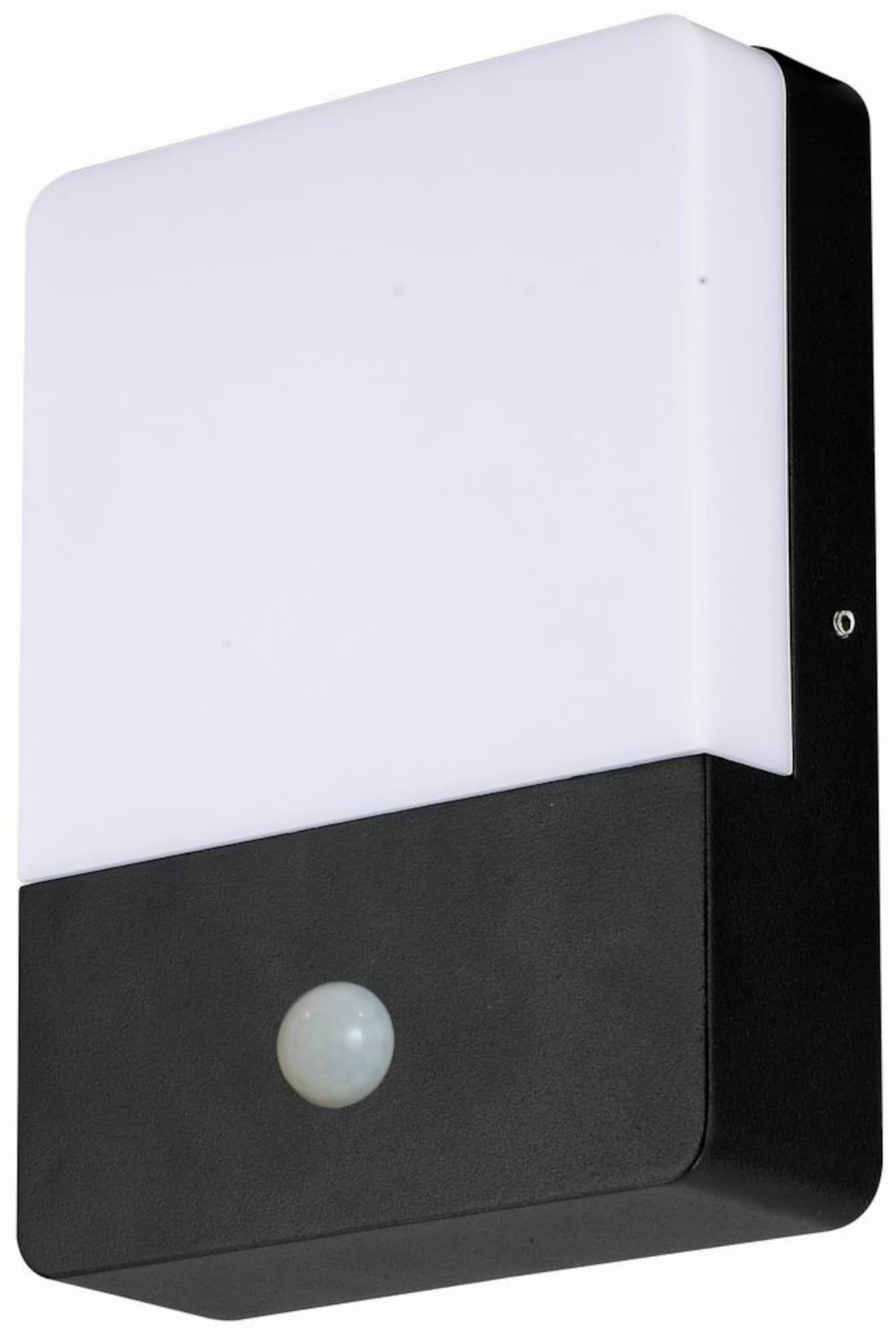 CLP Au&szlig;enleuchte Bordeaux Mit Bewegungssensor I LED-Wandleuchte Warmwei&szlig; I 1- Flammige Au&szlig;enlampe Rechteckig - Bild 1