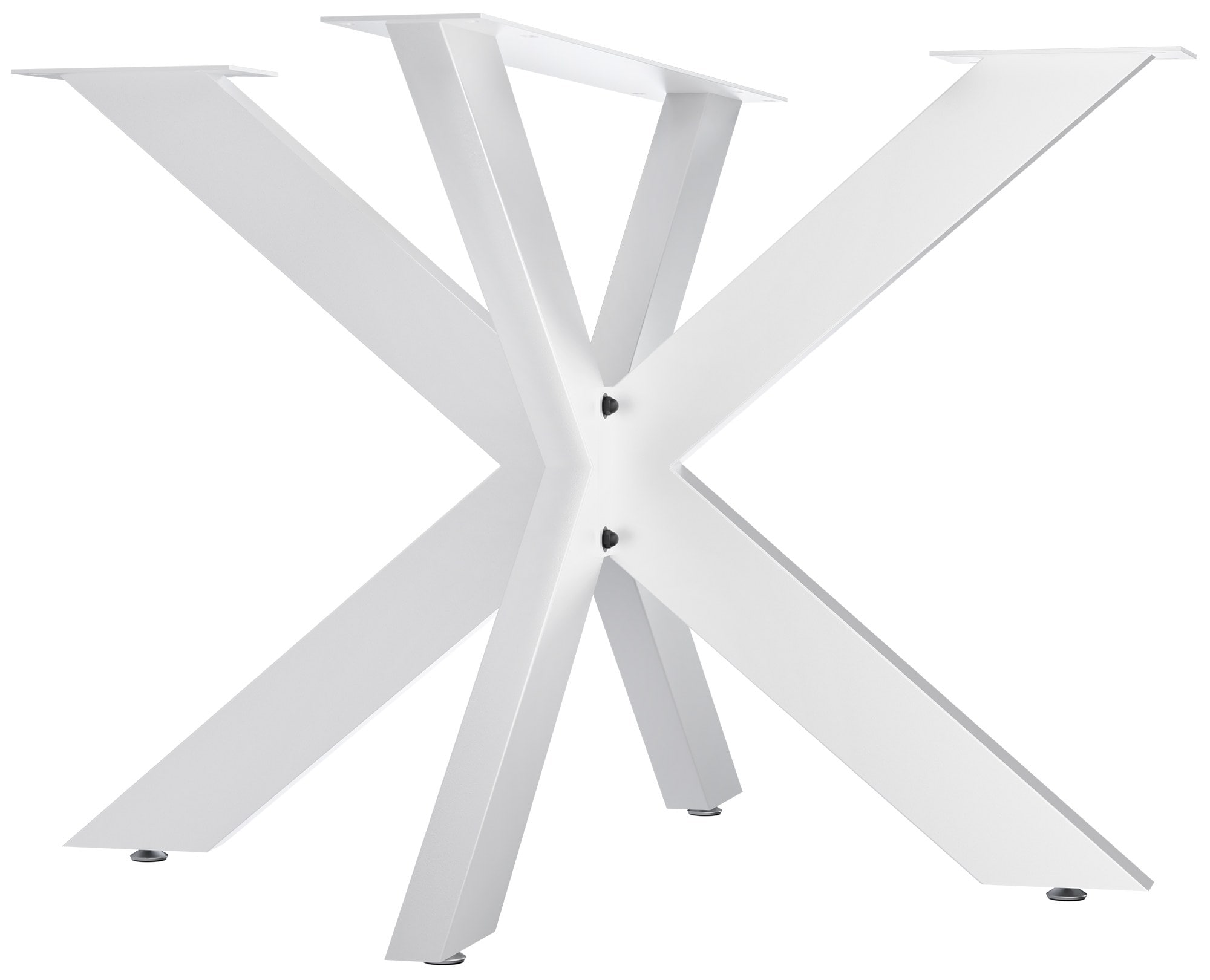 CLP Tischbeine Biloxi I Tischkufen f&uuml;r DIY-Tische I H&ouml;he 71 cm I Sternf&ouml;rmiges Tischgestell aus pulverbeschichtetem Stahl - Bild 1