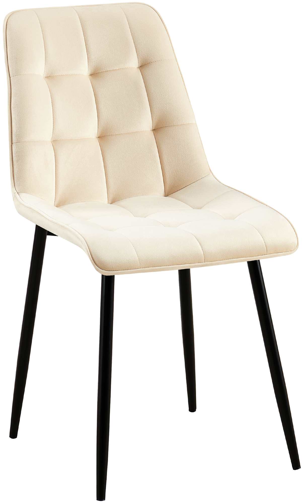 CLP Esszimmerstuhl Gifford I Polsterstuhl mit Samtbezug I K&uuml;chenstuhl mit R&uuml;ckenlehne - Bild 1